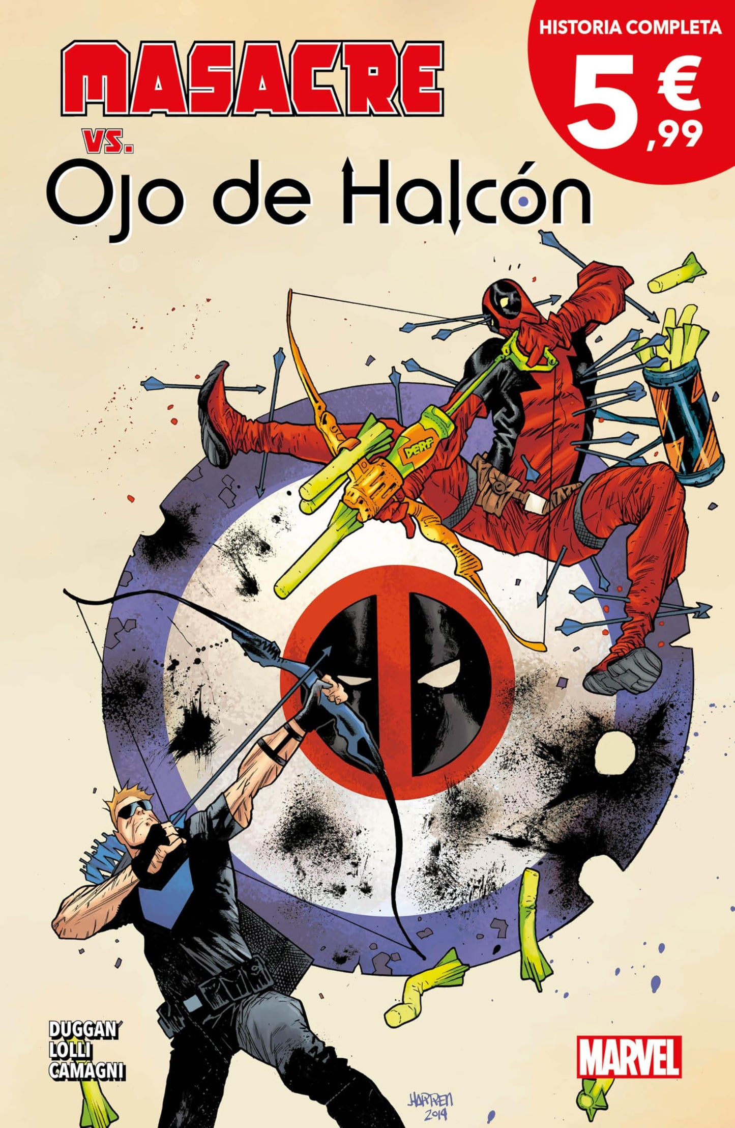 Libro: Masacre vs. n.5 ojo de halcón