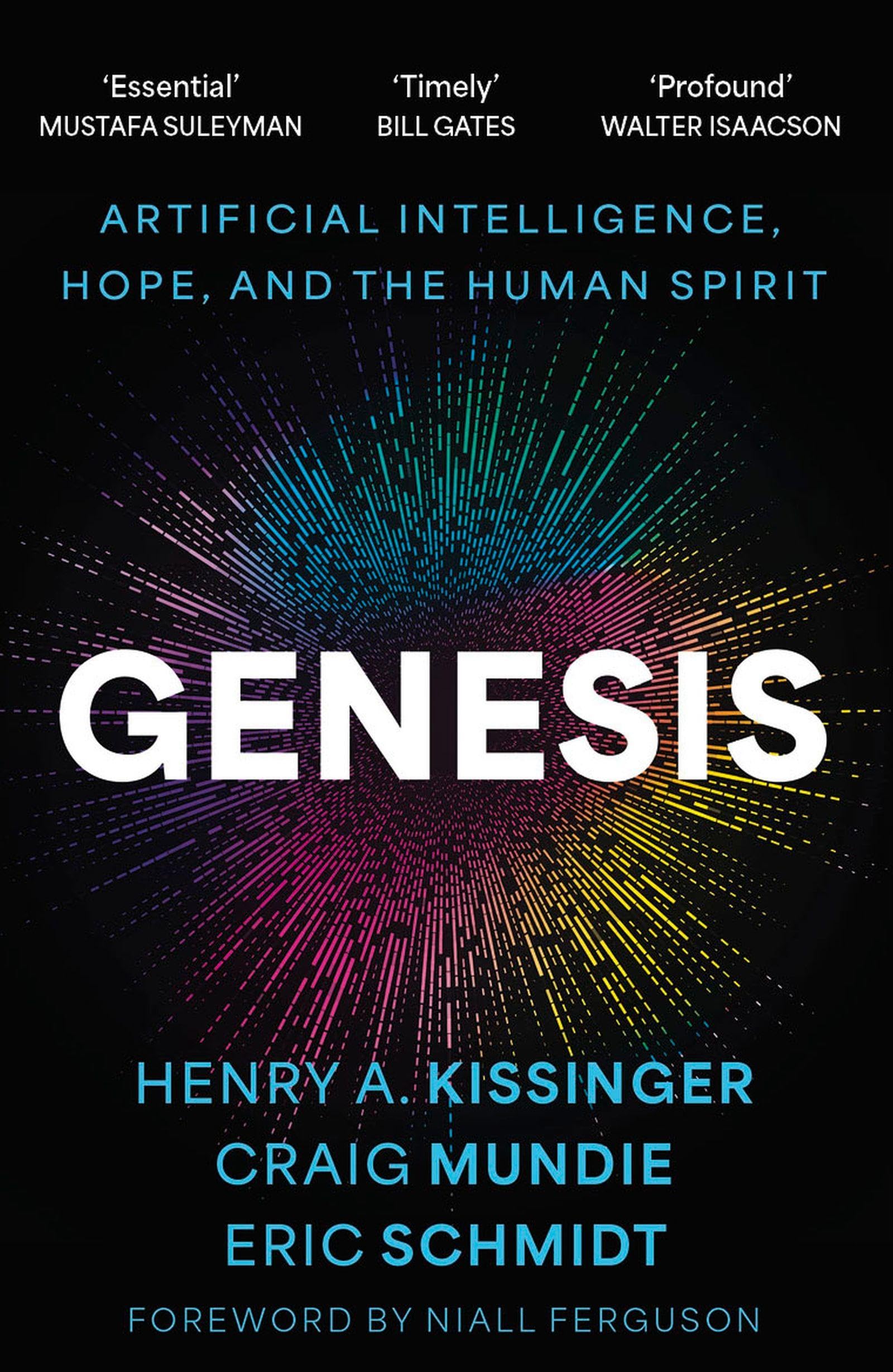 Libro: Genesis: Artificial Intelligence, Hope, and the Human Spirit