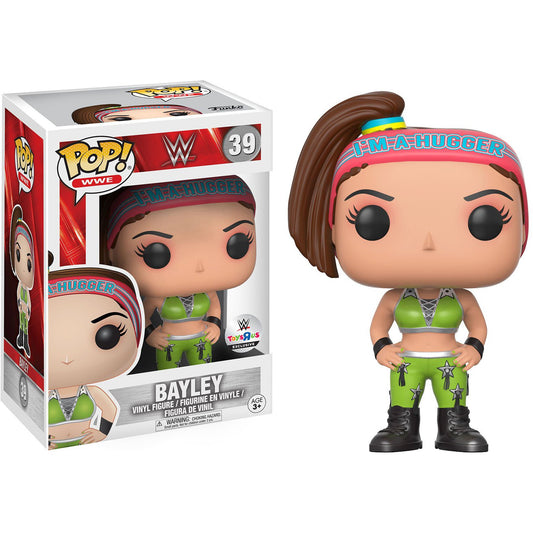 Funko Bayley (Toys R Us Exclusivo): WWE x POP! WWE Figura de Vinilo & 1 POP! Compatible PET Plastic Graphical Protector Pack [#039/14830 - B]