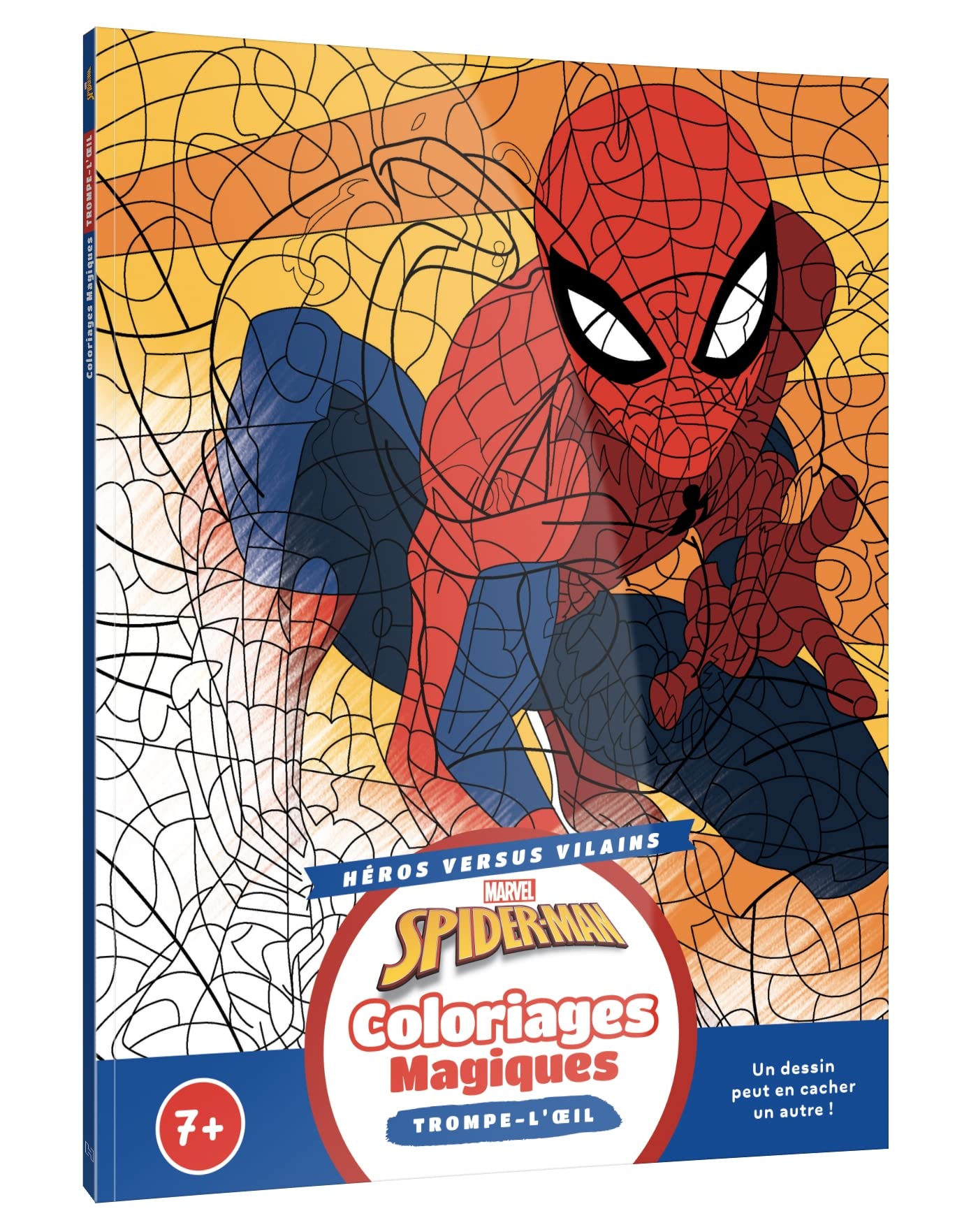 Libro: SPIDER-MAN - Coloriages magiques - Trompe-l'oeil (7+) - Héros contre Vilains - MARVEL