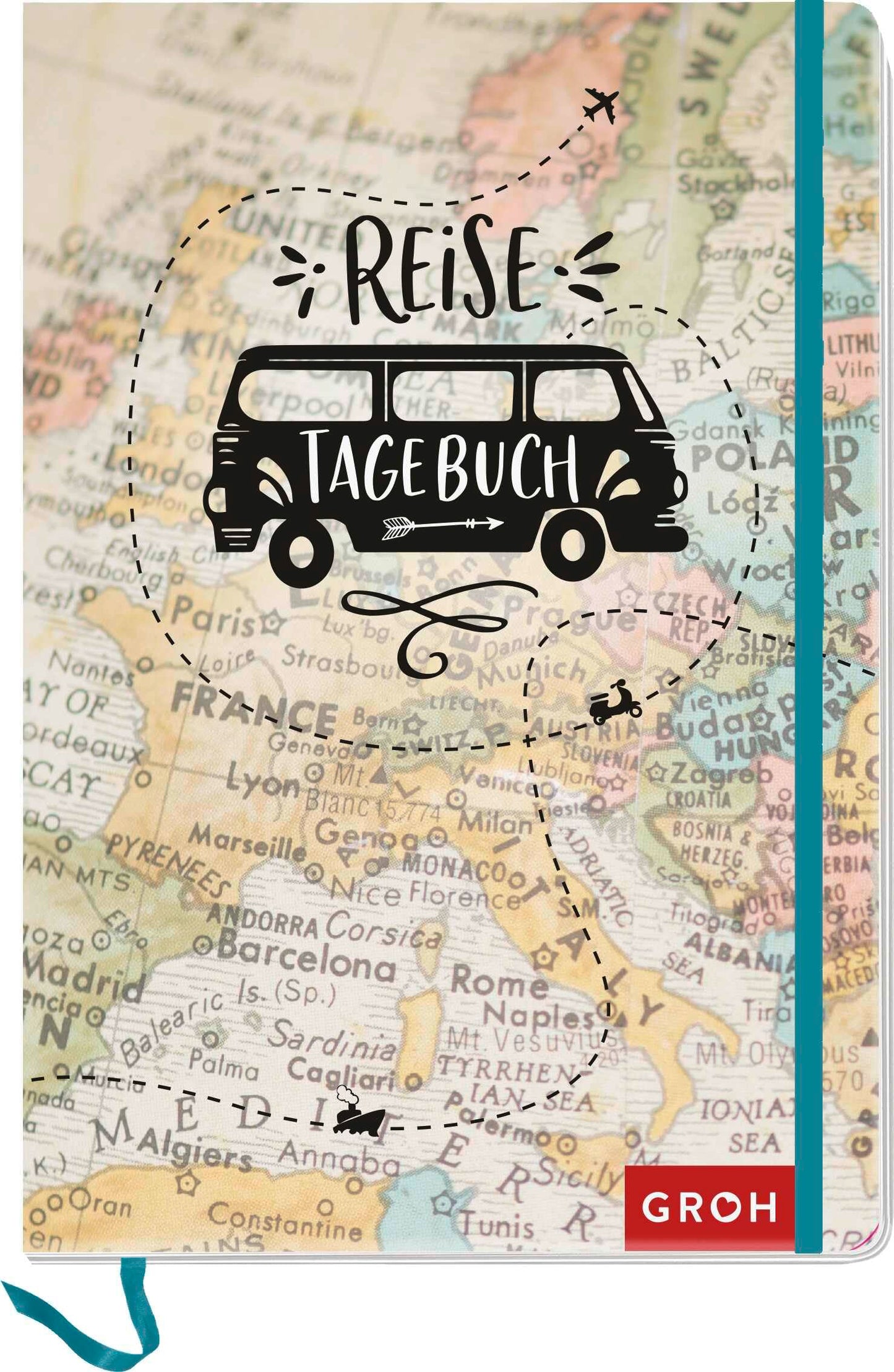 Libro: Reisetagebuch (Landkarte)