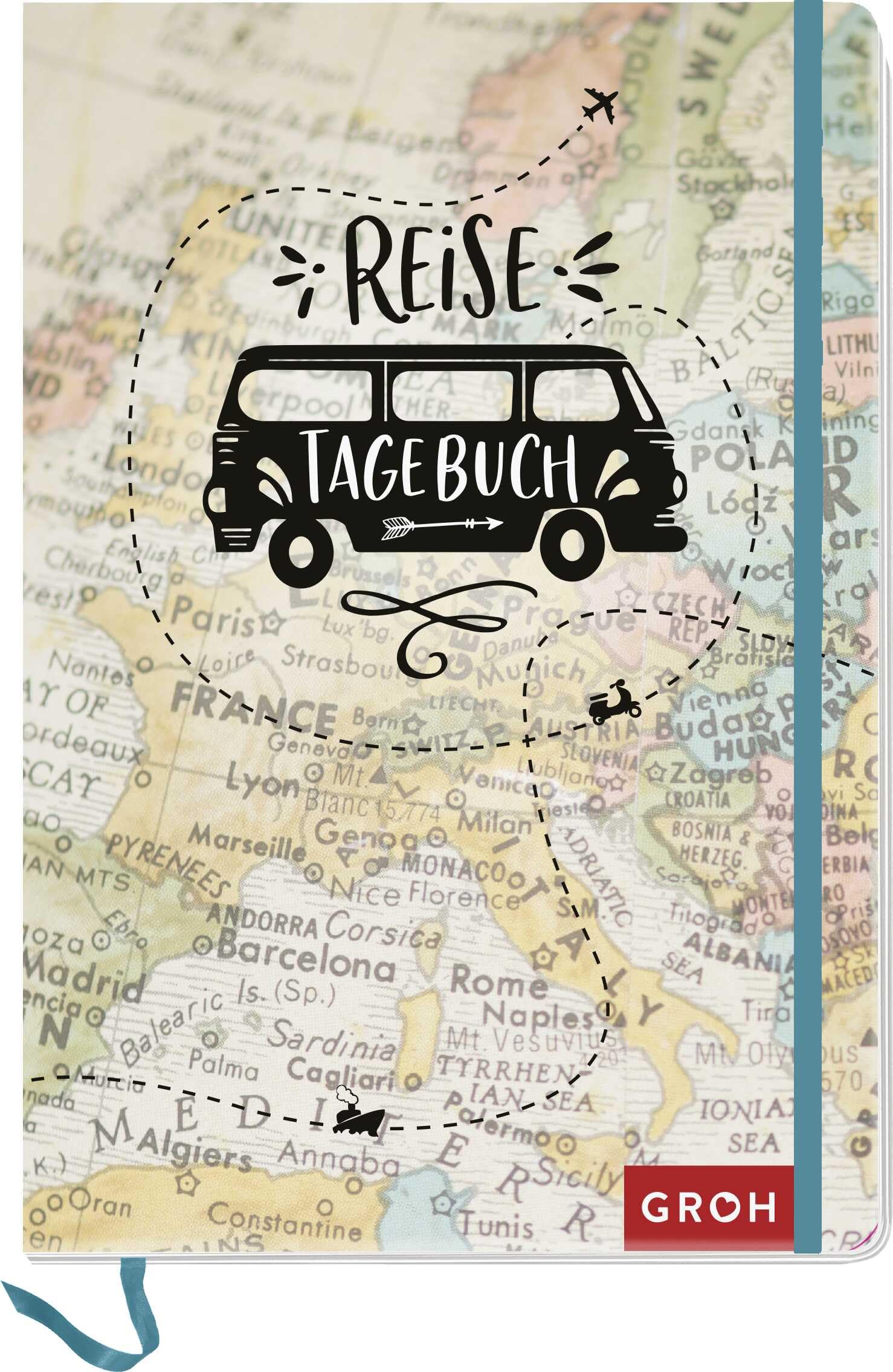 Libro: Reisetagebuch (Landkarte)