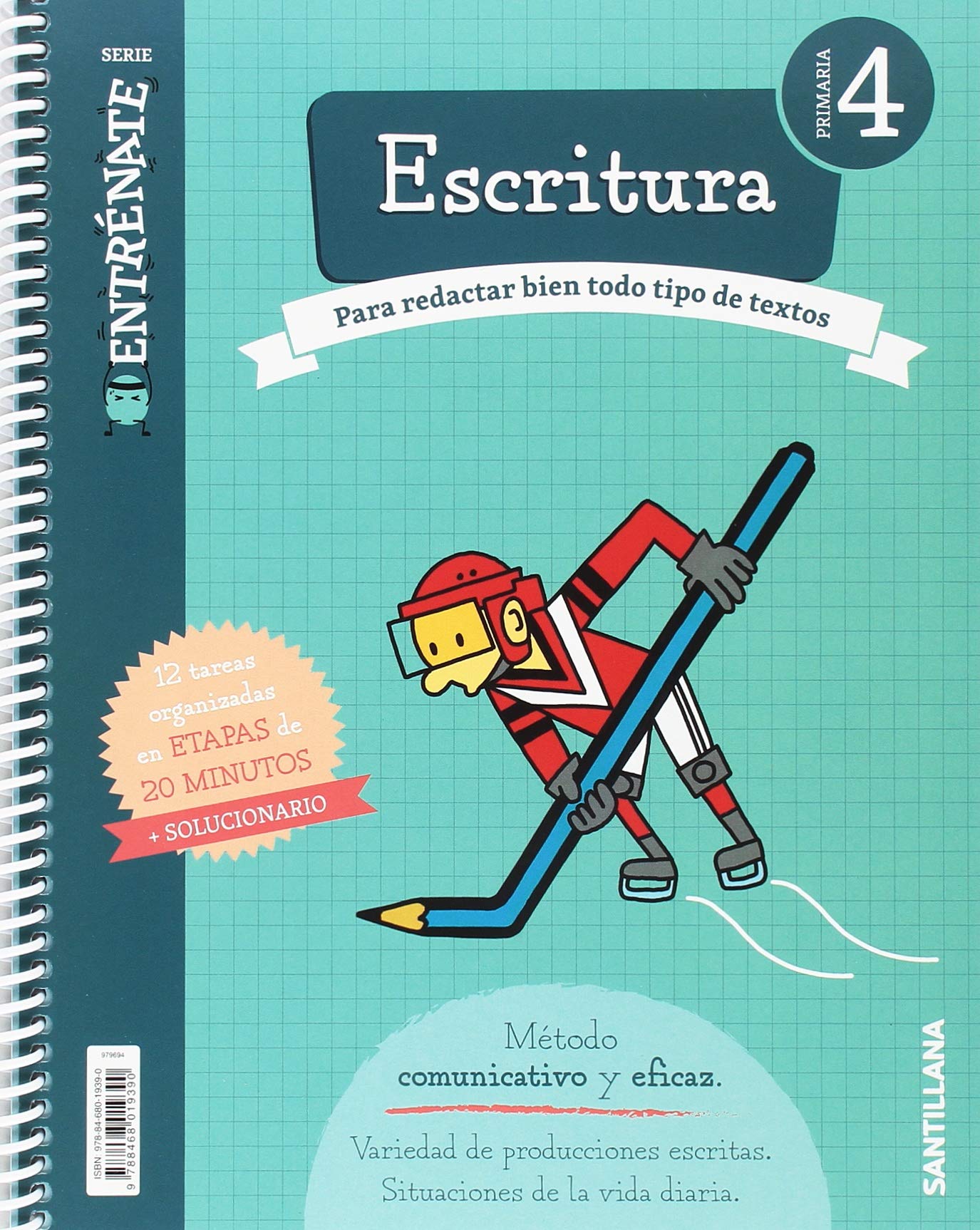 Libro: CUADERNO ESCRITURA SERIE ENTRENATE 4 PRIMARIA