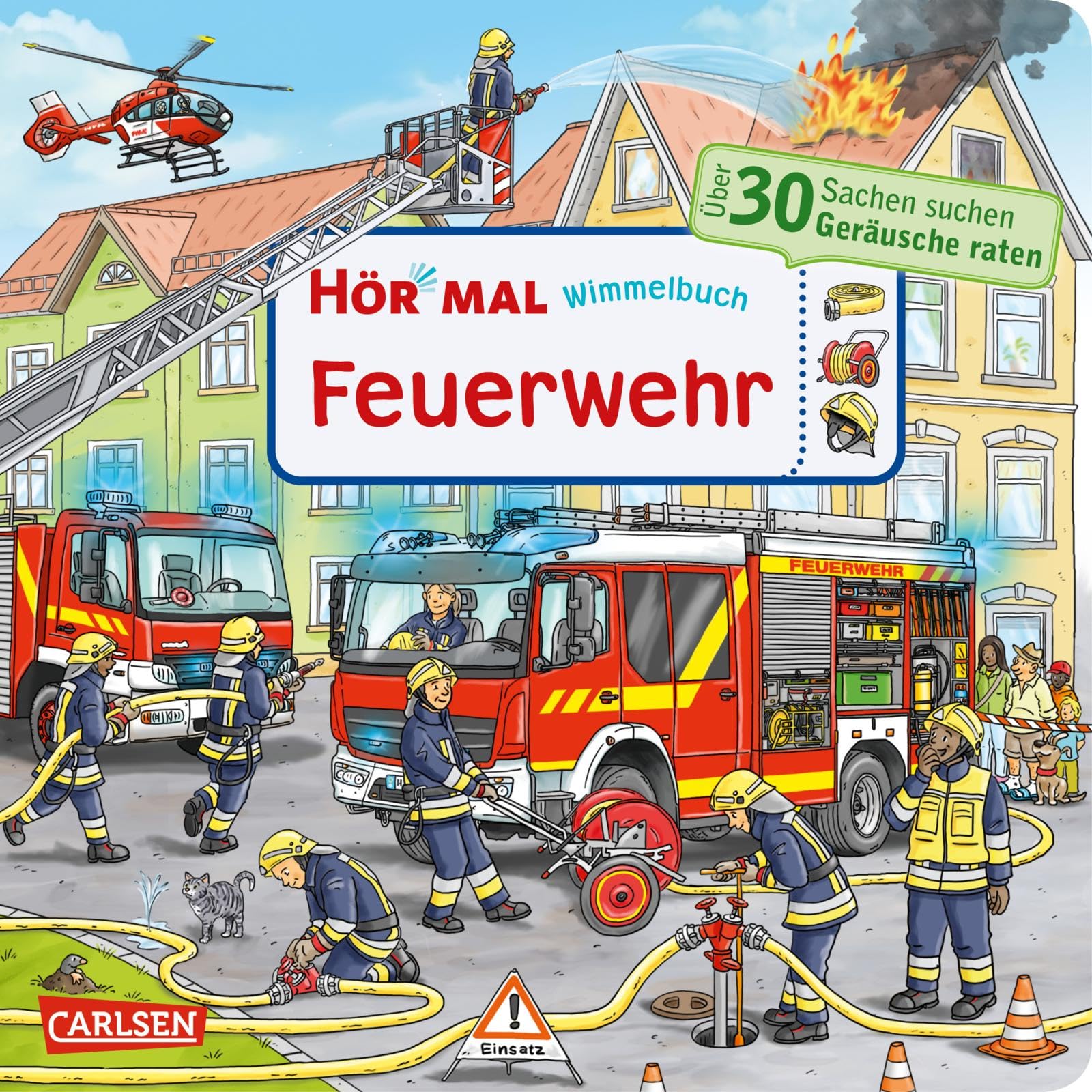 Libro: Hör mal (Soundbuch): Wimmelbuch: Feuerwehr: Sachen suchen und Geräusche raten