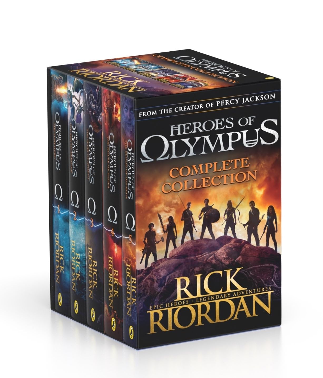 Libro: CHILDREN PBS Heroes Of Olympus Complete Collection (5 Book Slipcase)
