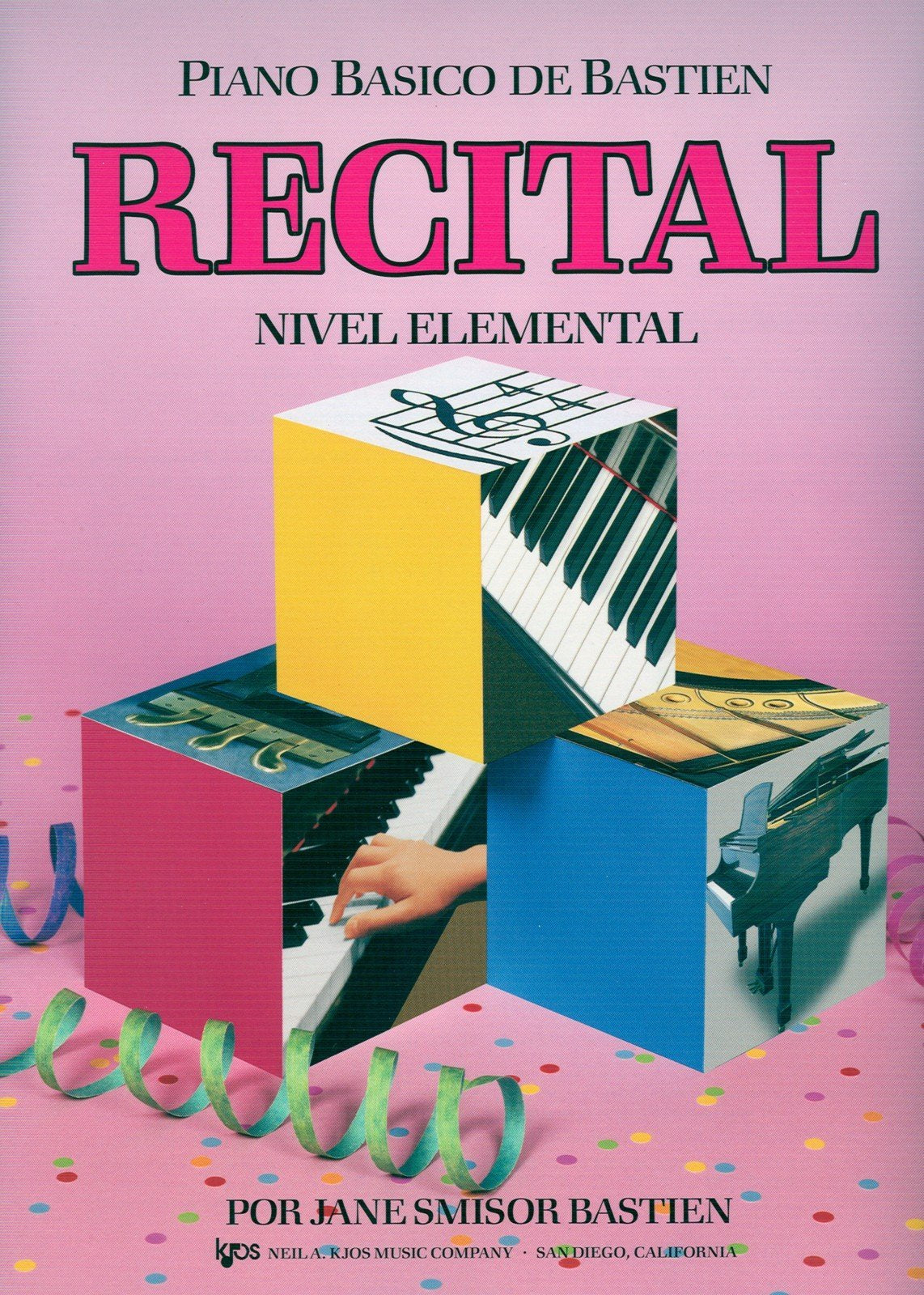 Libro: RECITAL. WP 210 E. NIVEL ELEMENTAL. PIANO BASICO BASTIEN