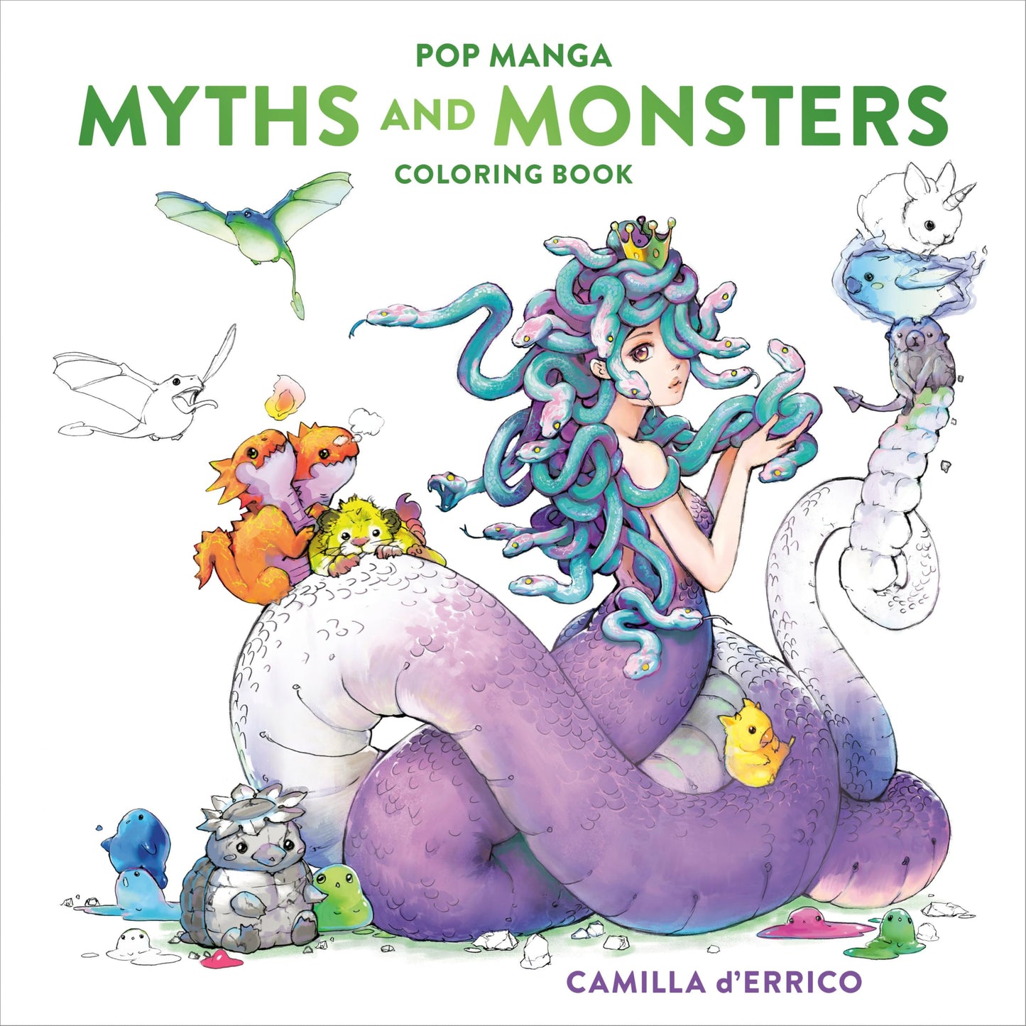 Libro: Pop Manga Myths and Monsters Coloring Book