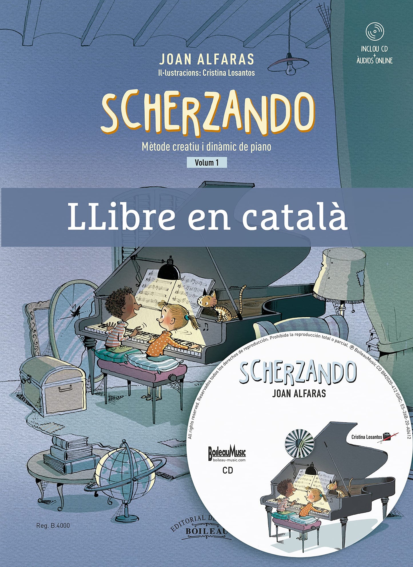Libro: Scherzando Vol. 1 - Català (B.4000) - Mètode Creatiu I Dinàmic De Piano: 2