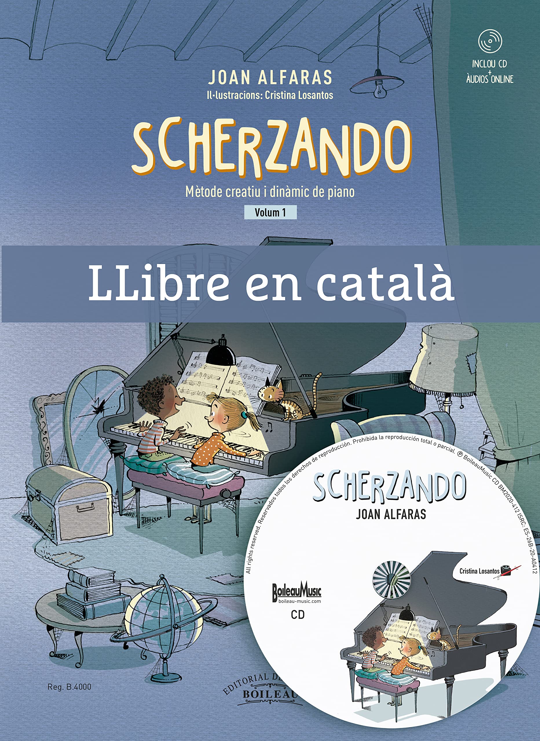 Libro: Scherzando Vol. 1 - Català (B.4000) - Mètode Creatiu I Dinàmic De Piano: 2