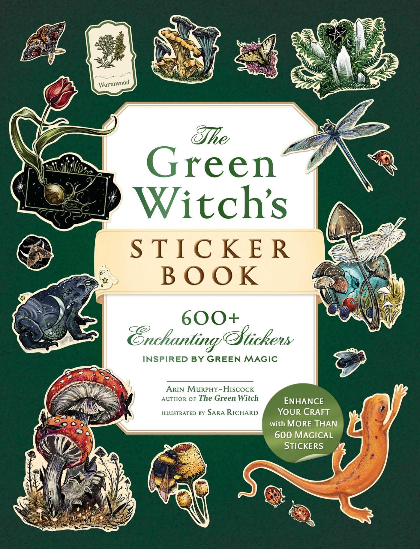 Libro: The Green Witch's Sticker Book: 600+ Enchanting Stickers Inspired by Green Magic (Green Witch Witchcraft Series)