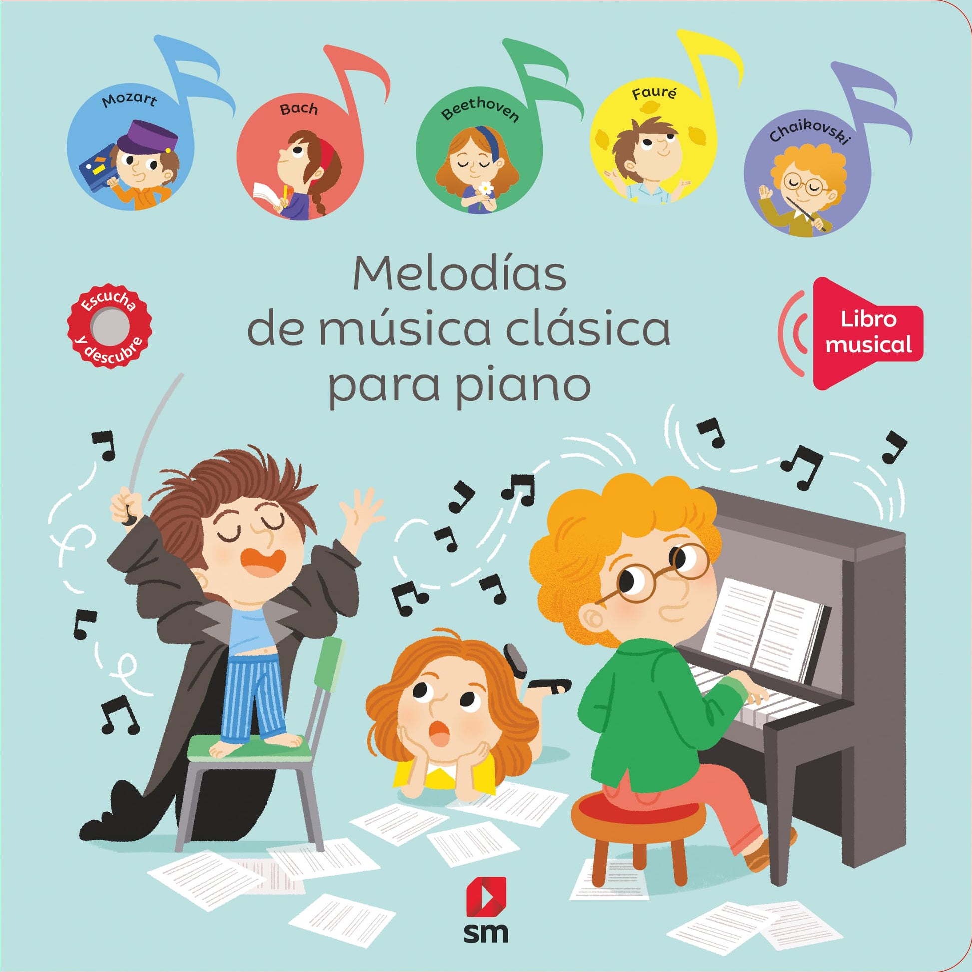 Libro: Melodías de música clásica para piano (¡Música, maestro!)