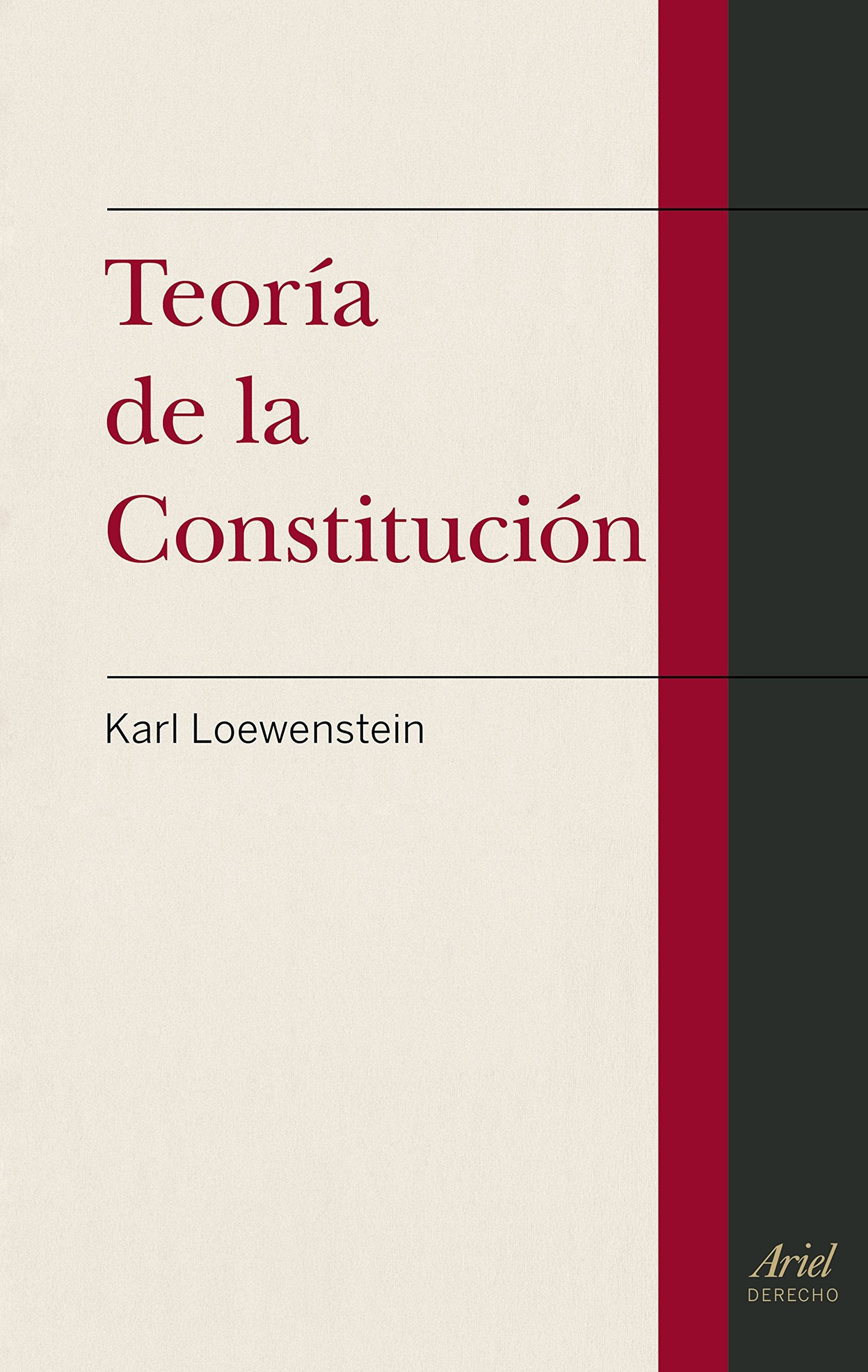 Libro: Teoría de la Constitución