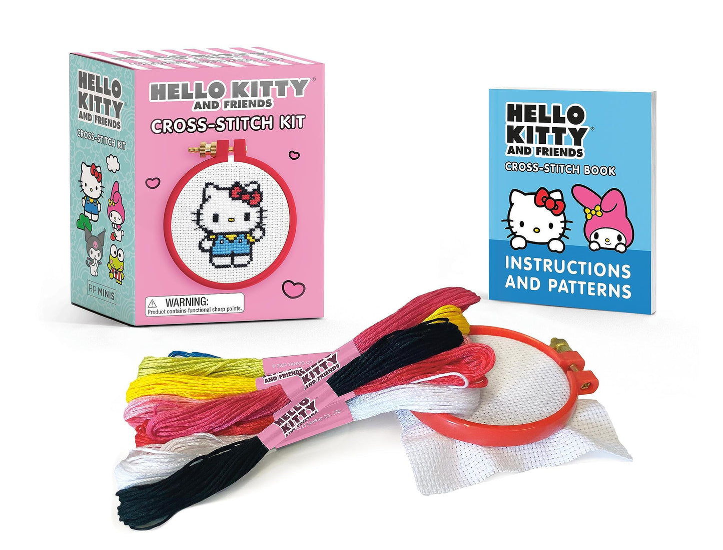 Libro: Hello Kitty and Friends Cross-Stitch Kit (RP Minis)