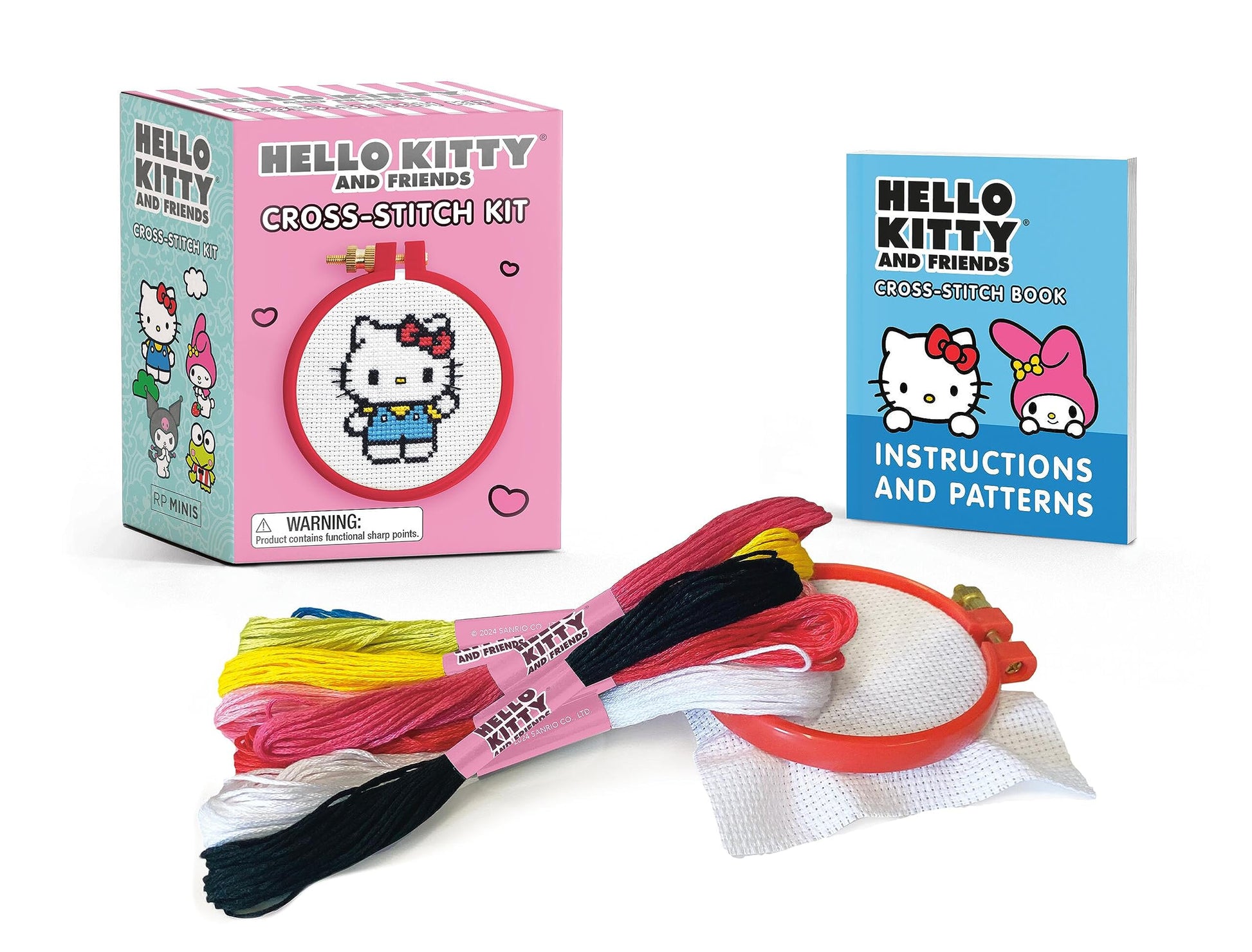 Libro: Hello Kitty and Friends Cross-Stitch Kit (RP Minis)