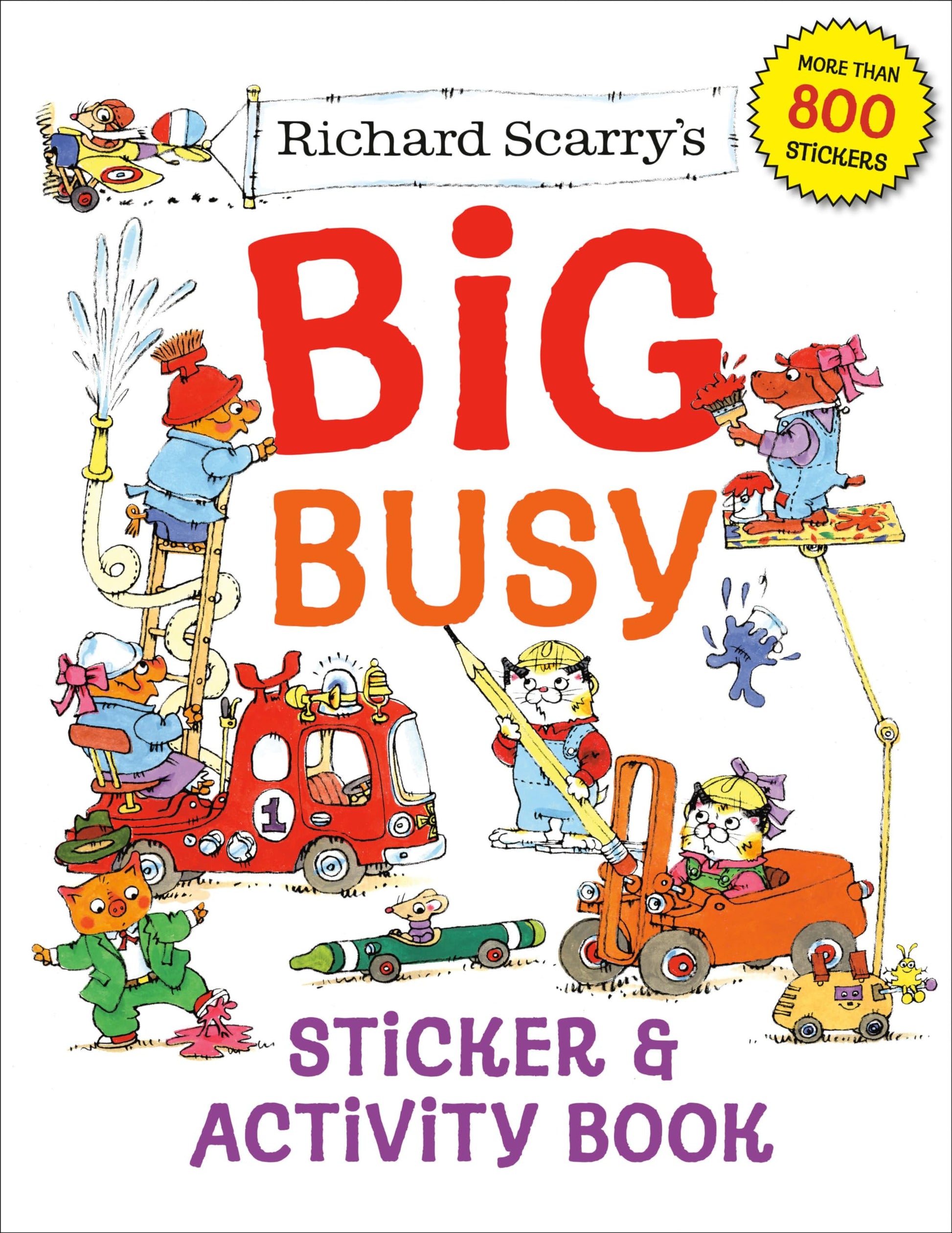 Libro: Richard Scarry's Big Busy Sticker & Activity Book