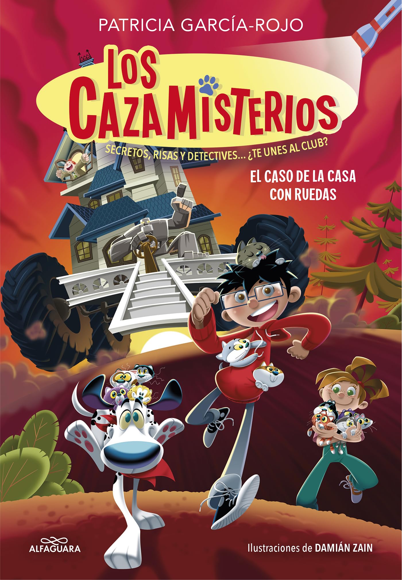 Los cazamisterios 4 - El caso de la casa con ruedas: Secretos, risas y detectives... ¿te unes al club? (Jóvenes lectores)