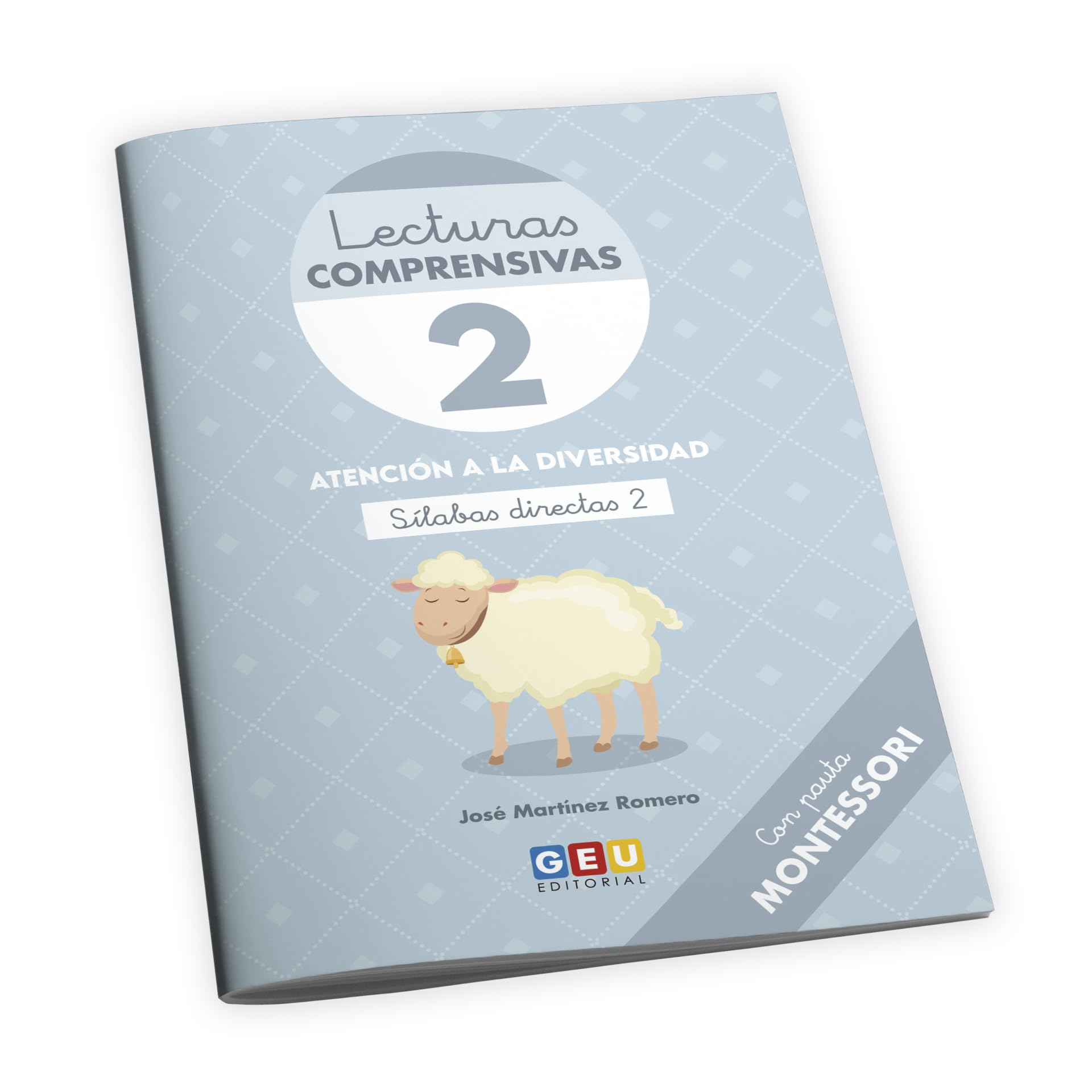 Libro: LECTURAS COMPRENSIVAS 2 - Cuaderno de Lecturas Comprensivas GEU | Libro aprender a Leer | Pauta Montessori - Sílabas directas 2 | Editorial GEU