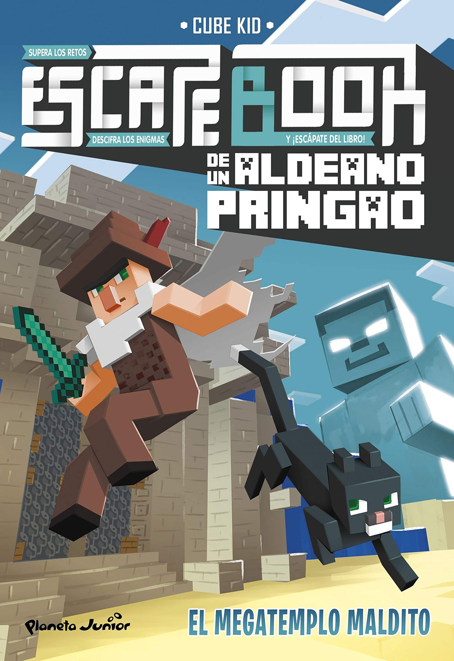 Libro: Escape book de un aldeano pringao. El megatemplo maldito (Minecraft)