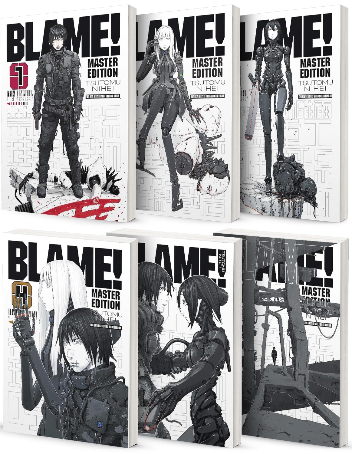 Libro: Manga Vol 1-2 Complete Master Edition 6-book Set by Tsutomu Nihei