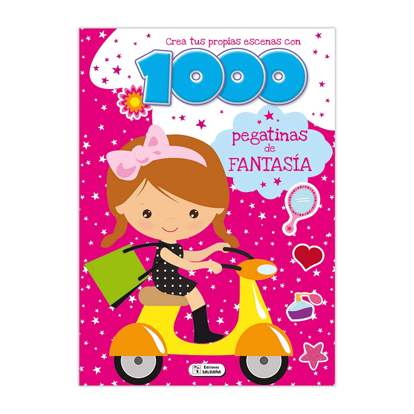Libro: Crea tus propias escenas con 1000 pegatinas de fantasía.