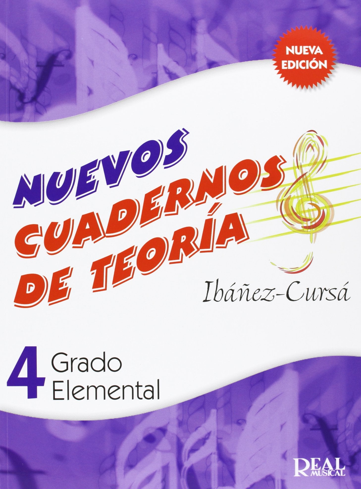 Libro: Cuadernos de Teoría, Grado Elemental Volumen 4 (RM Teoria de la musica)