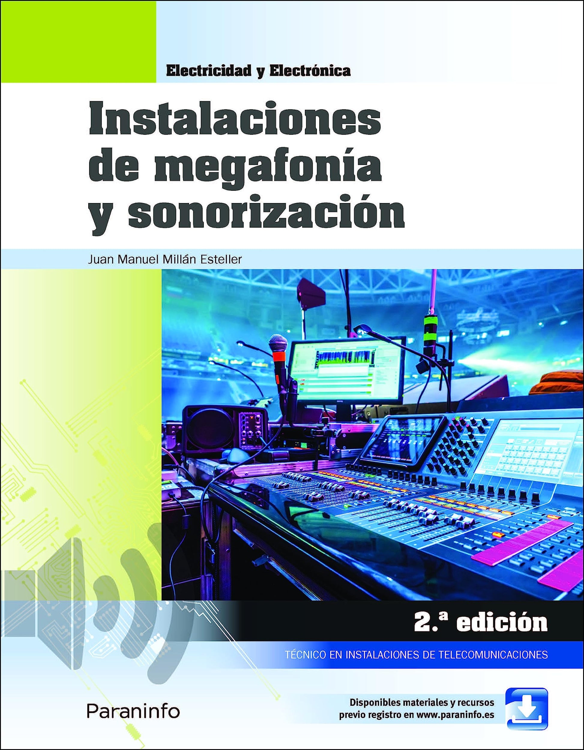 Libro: Instalaciones de megafonía y sonorización 2.ª edición (Electricidad y Electrónica)