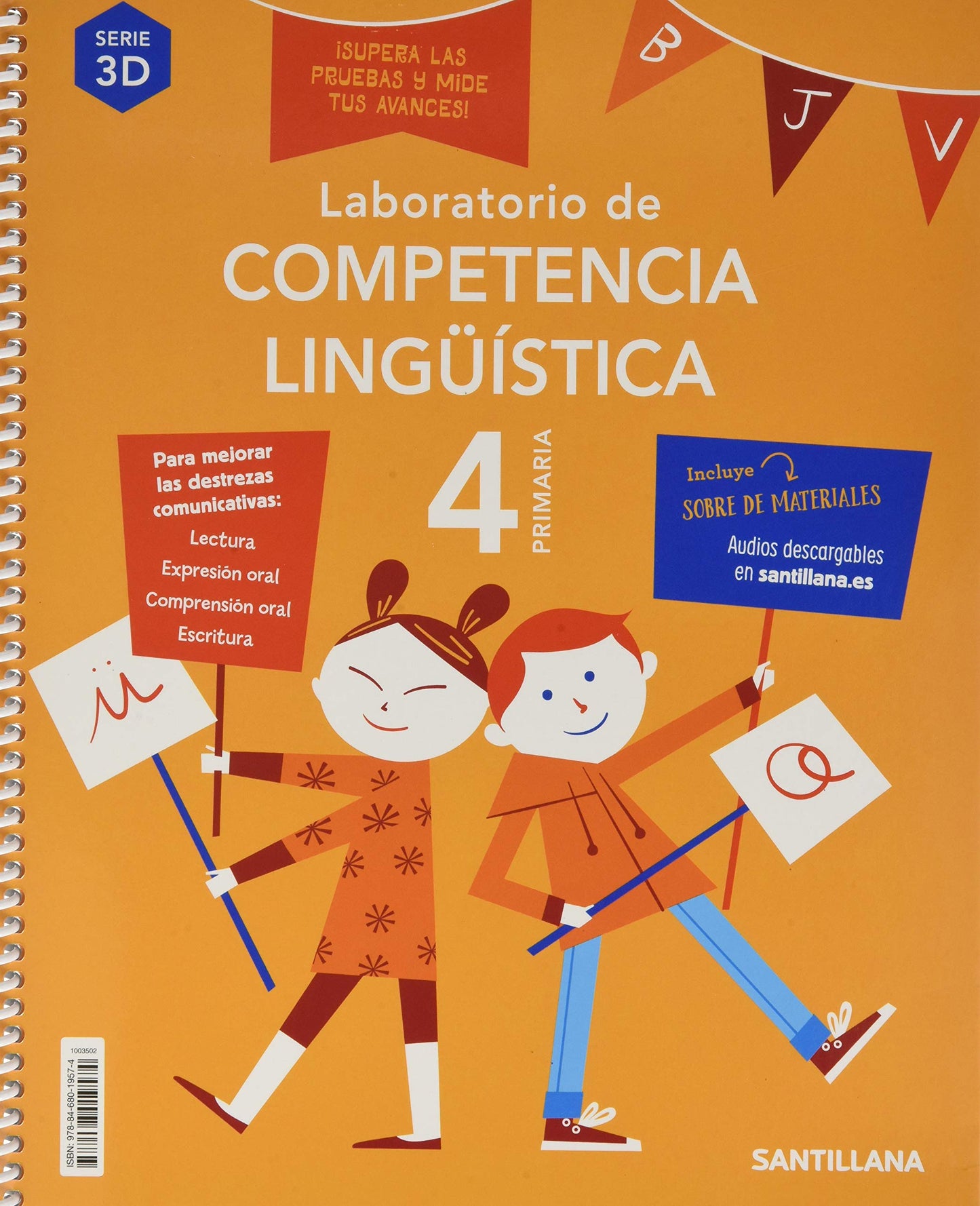 Libro: LABORATORIO DE COMPETENCIA LINGUISTICA SERIE 3D 4 PRIMARIA