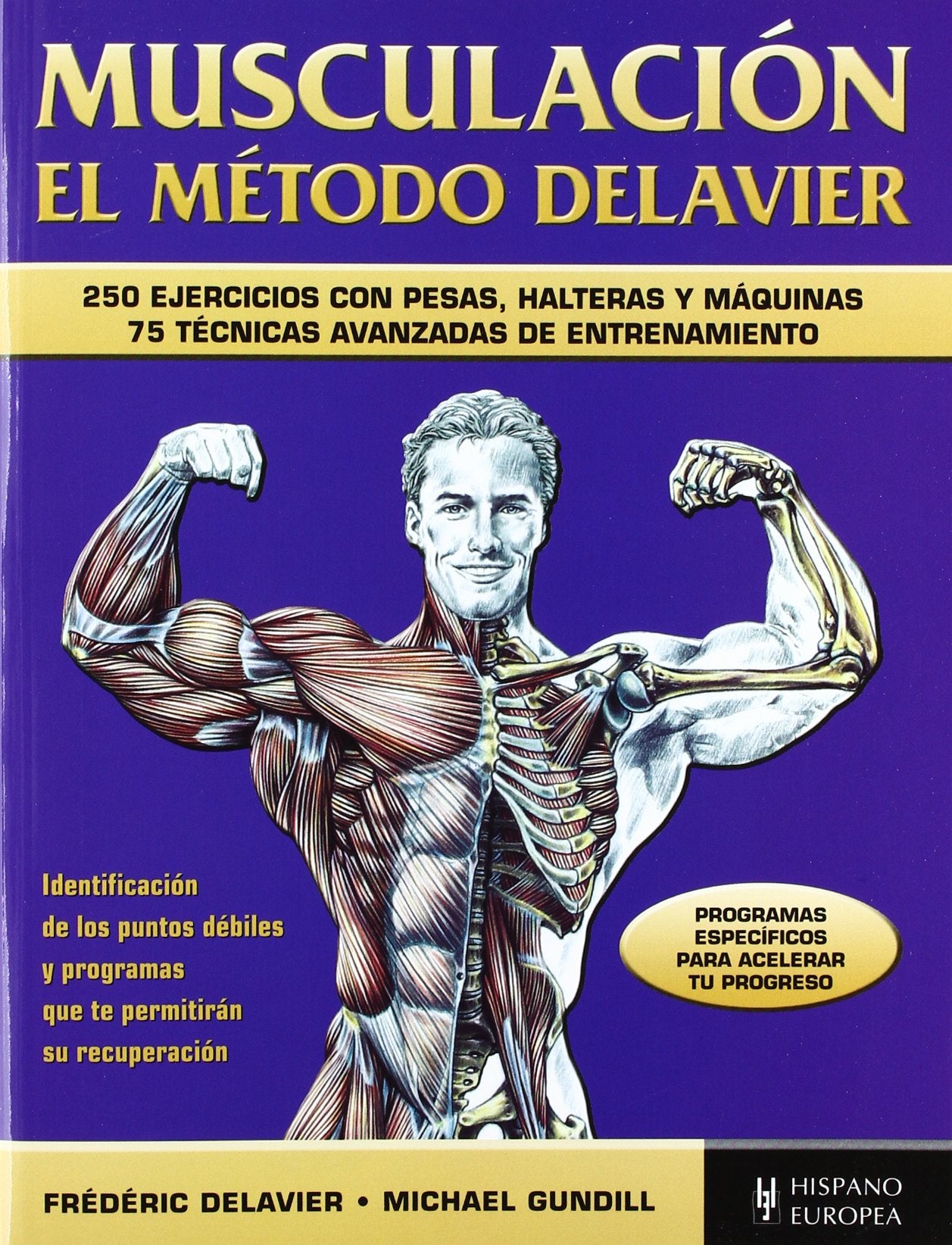 Libro: Musculación. El método Delavier (azul) (SIN COLECCION)