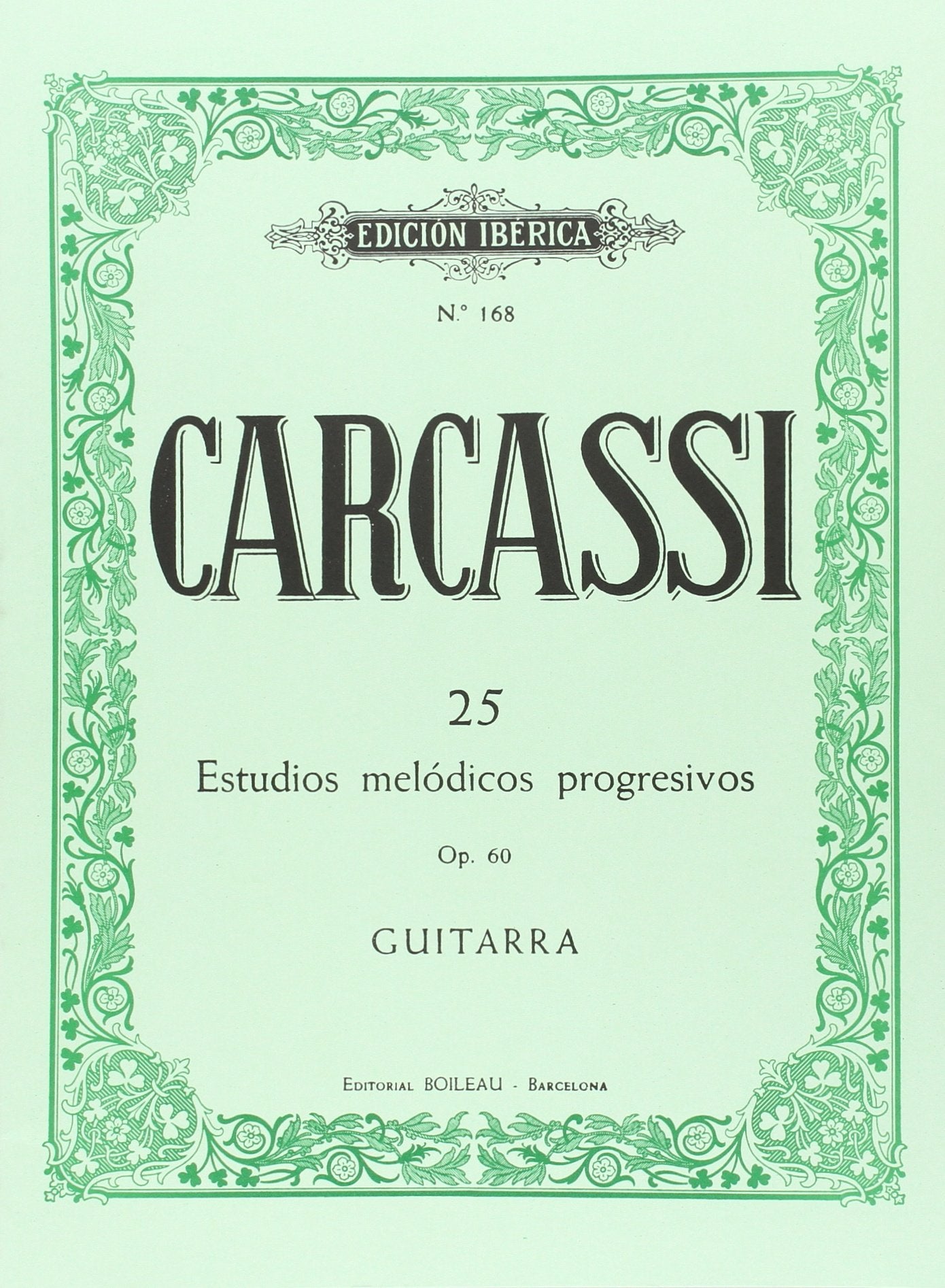 Libro: 25 Estudios Melódicos Guitarra Op.60