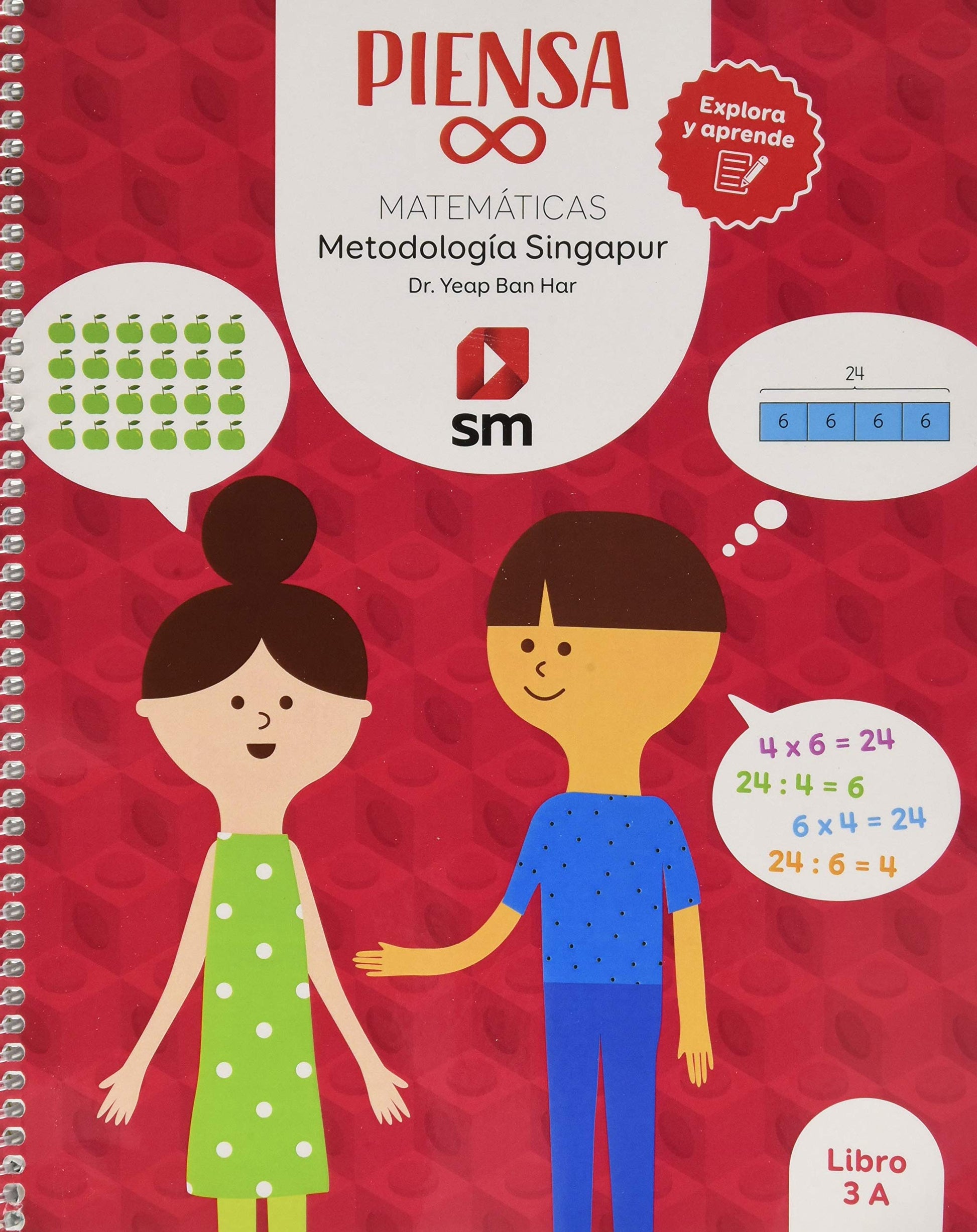 Libro: MATEMATICAS 3?EP SINGAPUR 20 PIENSA INFINITO