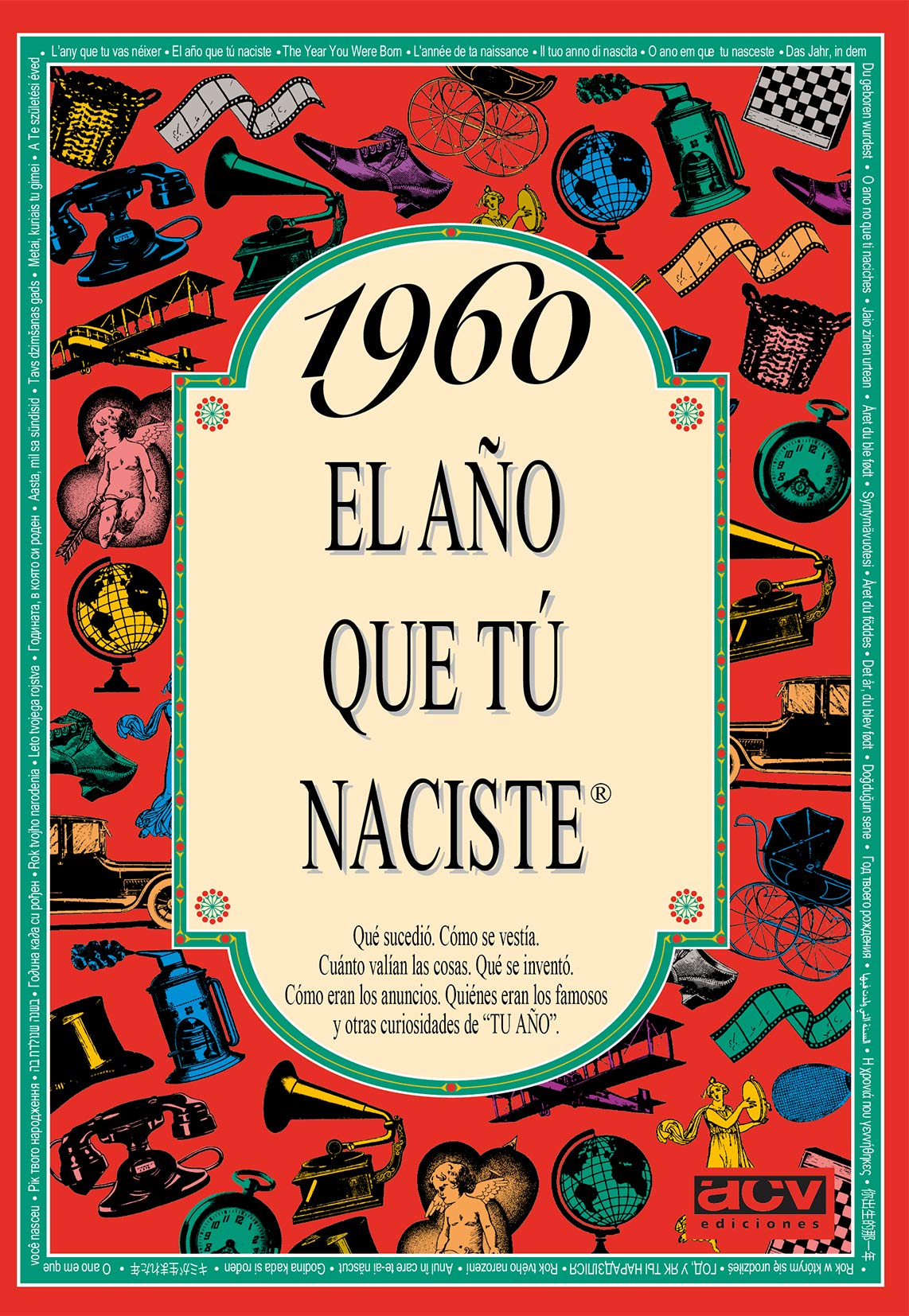 1960 EL AÑO QUE TÚ NACISTE - Regalo de cumpleaños ideal para quienes cumplen 66 años en 2026