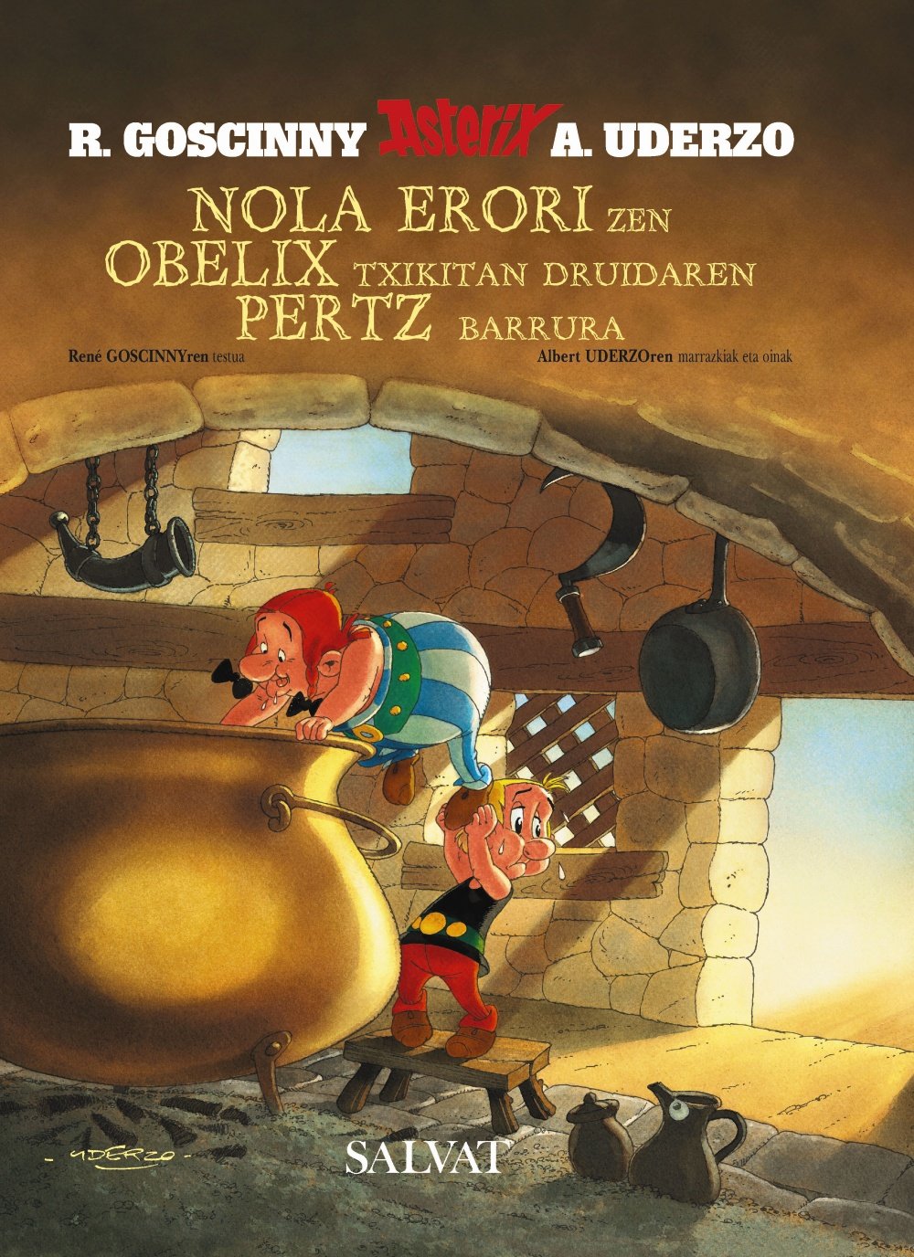 Libro: Nola erori zen Obelix txikitan druidaren pertz barrura (euskara) (Asterix)