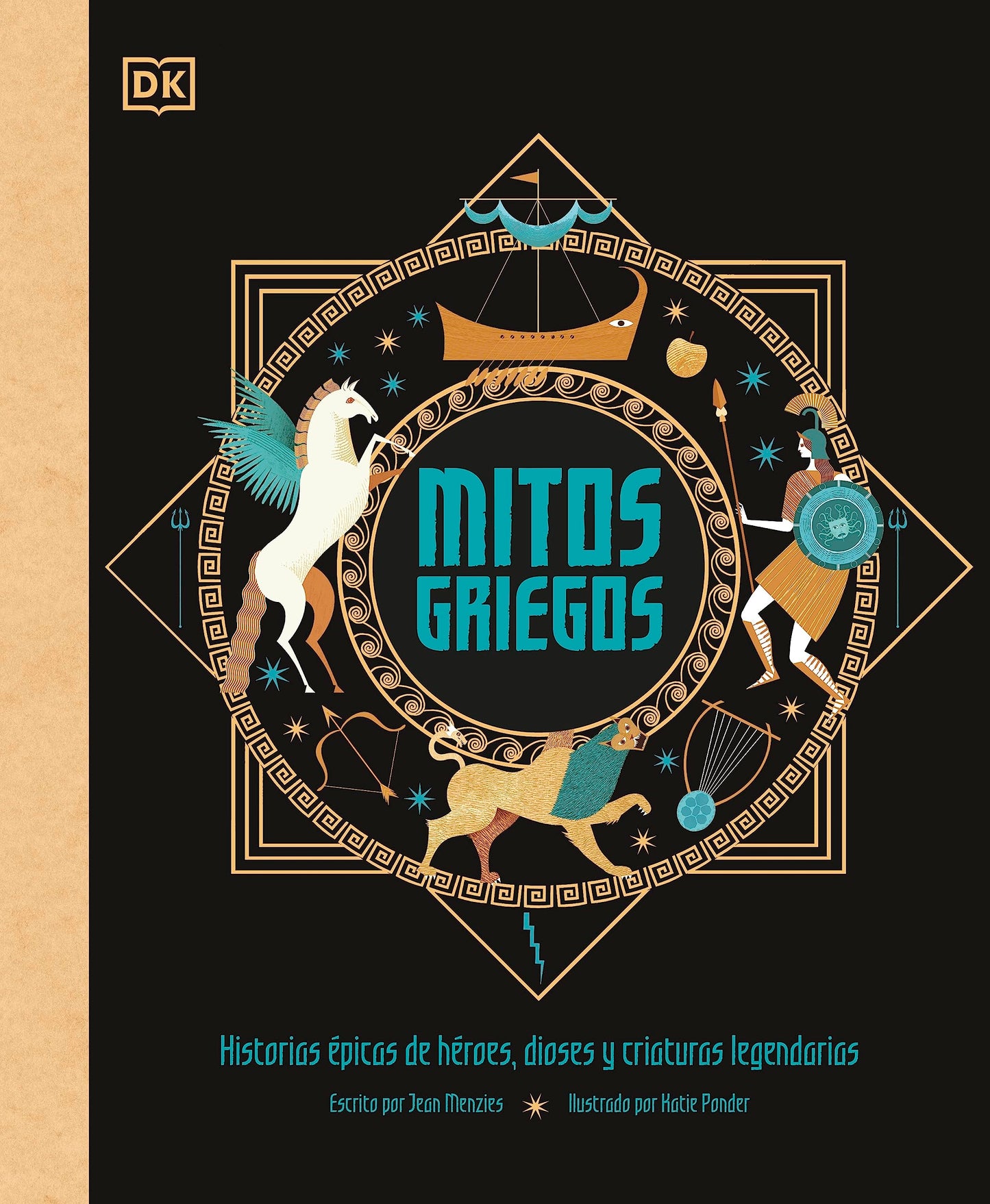 Mitos griegos: Historias épicas de héroes, dioses y criaturas legendarias (Enciclopedia visual juvenil)