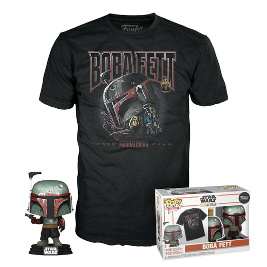 Funko POP & TEE: SW- Boba Fett- L