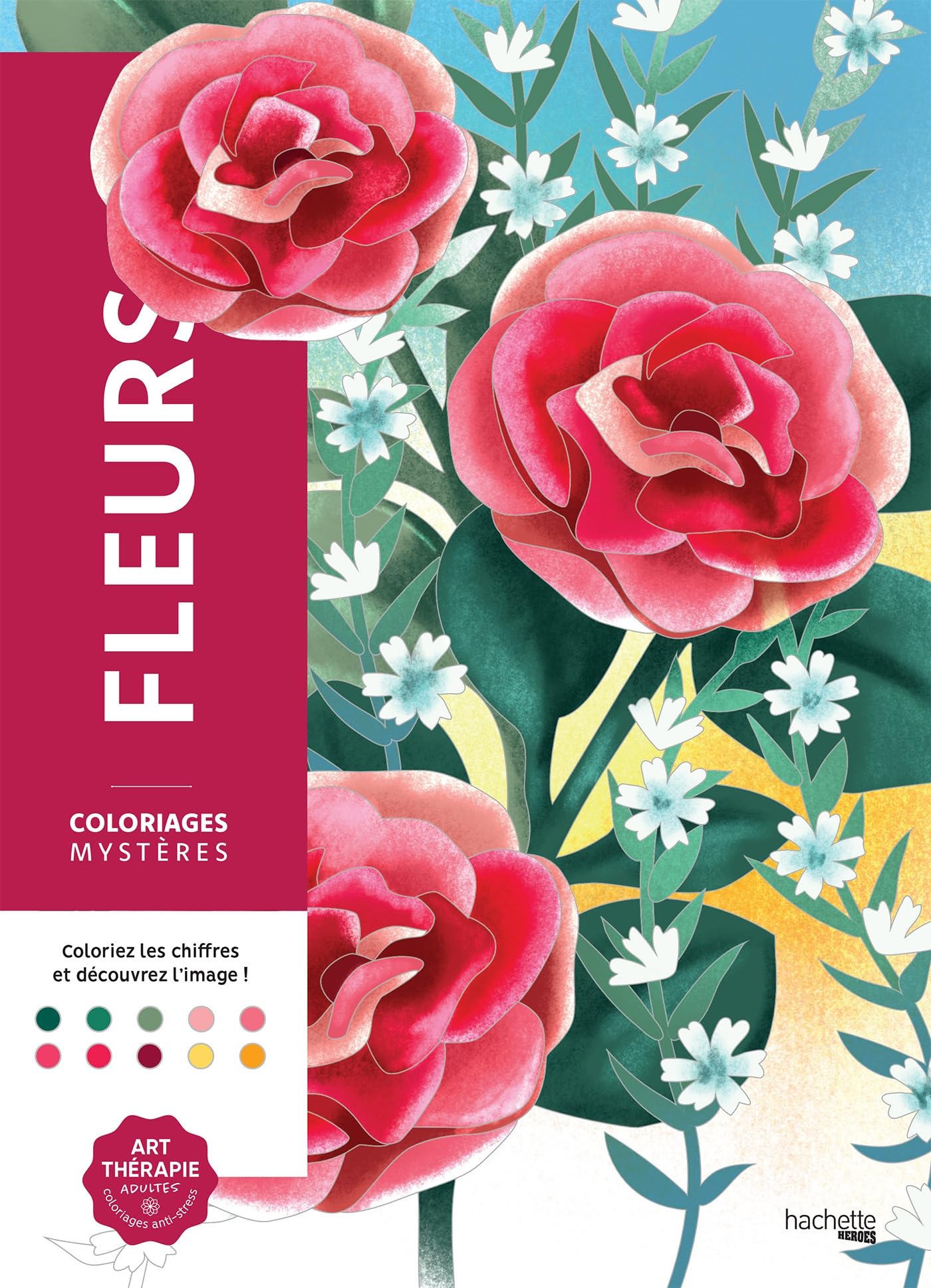 Libro: Fleurs: Coloriages mystères