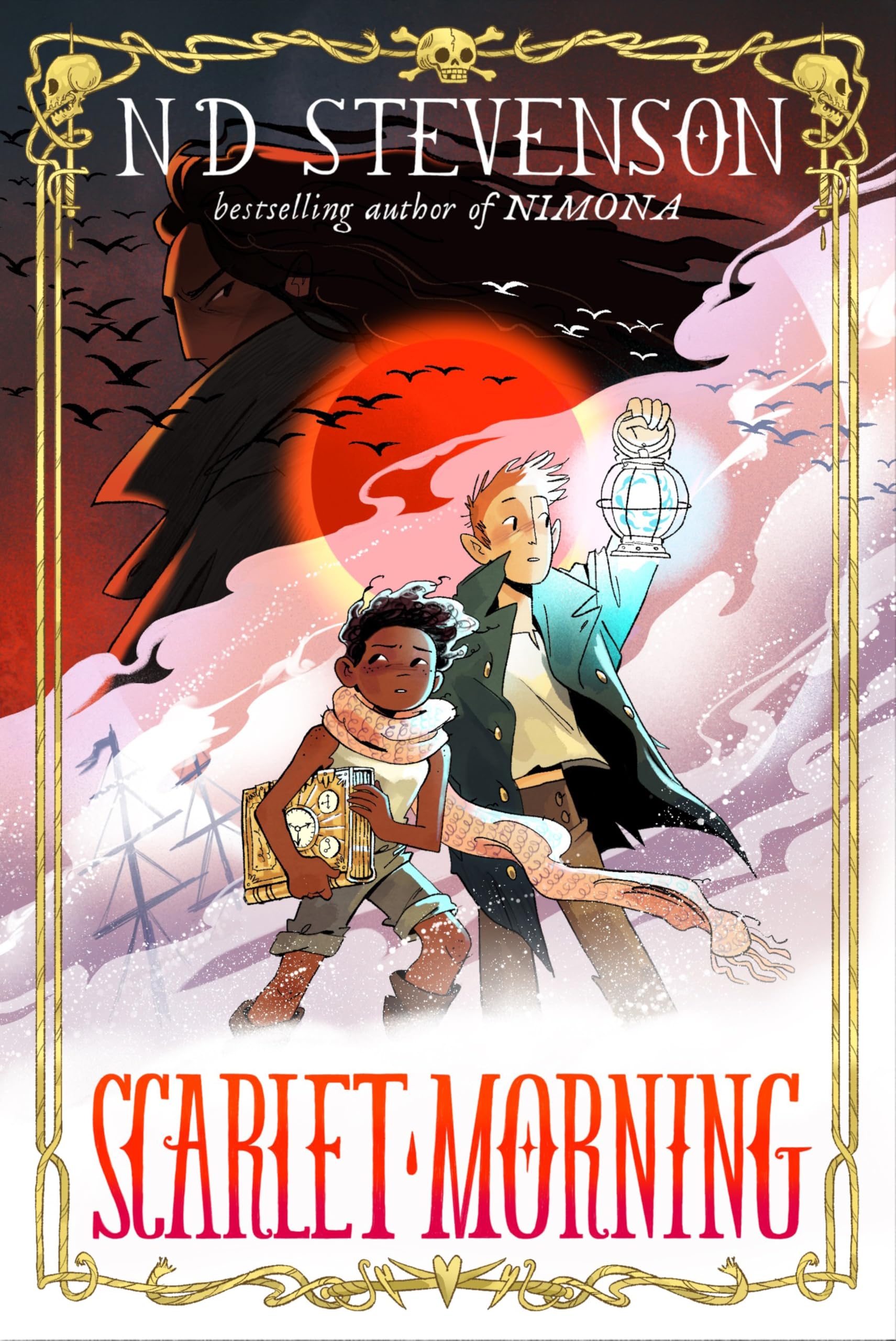 Libro: Scarlet Morning, Book 1: Scarlet Morning: An Illustrated Middle Grade Fantasy About Two Orphans on a Pirate Adventure for Children (Ages 8-12)