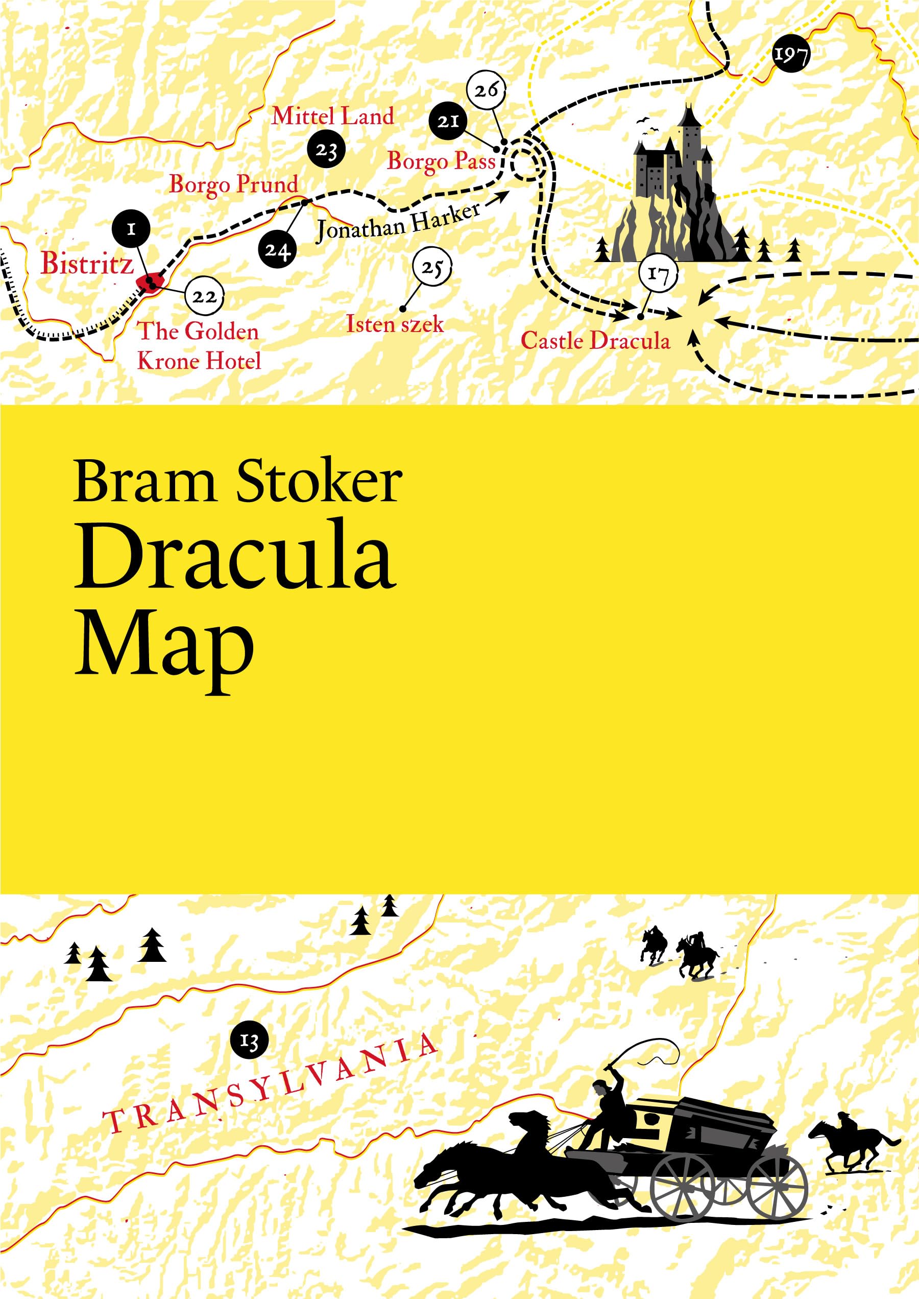 Libro: Bram Stoker, Dracula Map (Literary Maps Series)