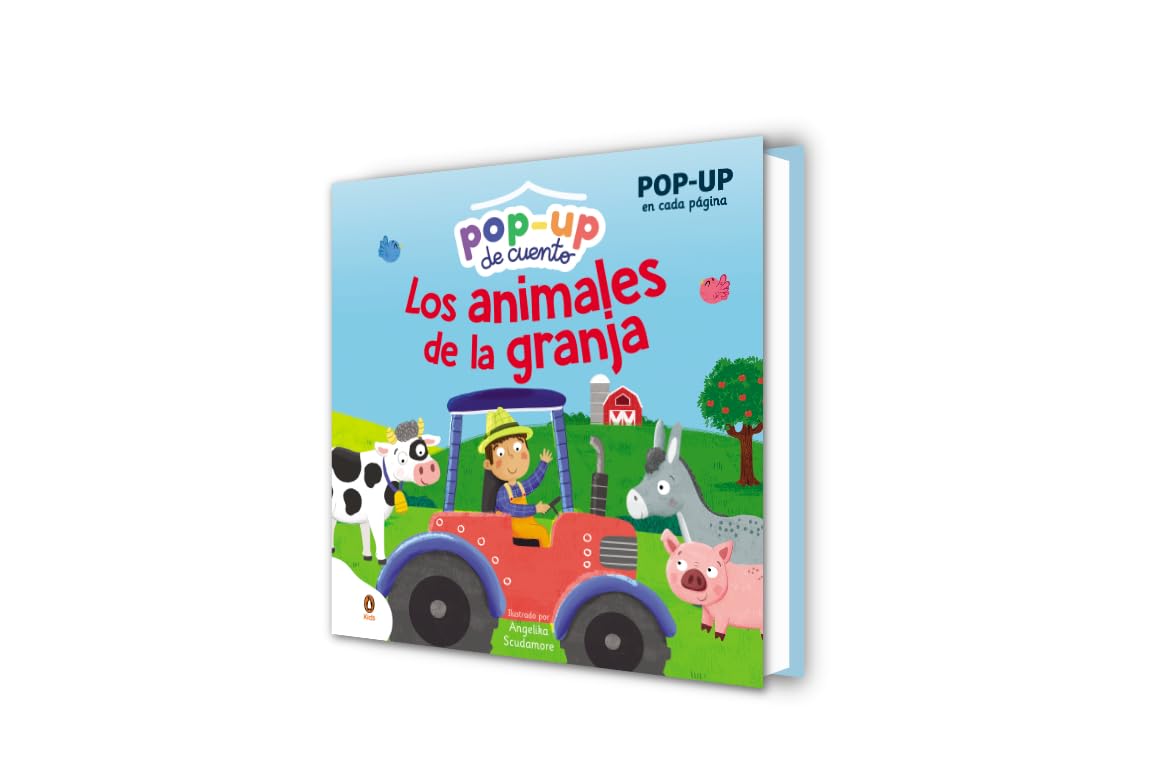 Los animales de la granja (Pop-up de cuento): Con Pop-Up en cada página para niños y niñas