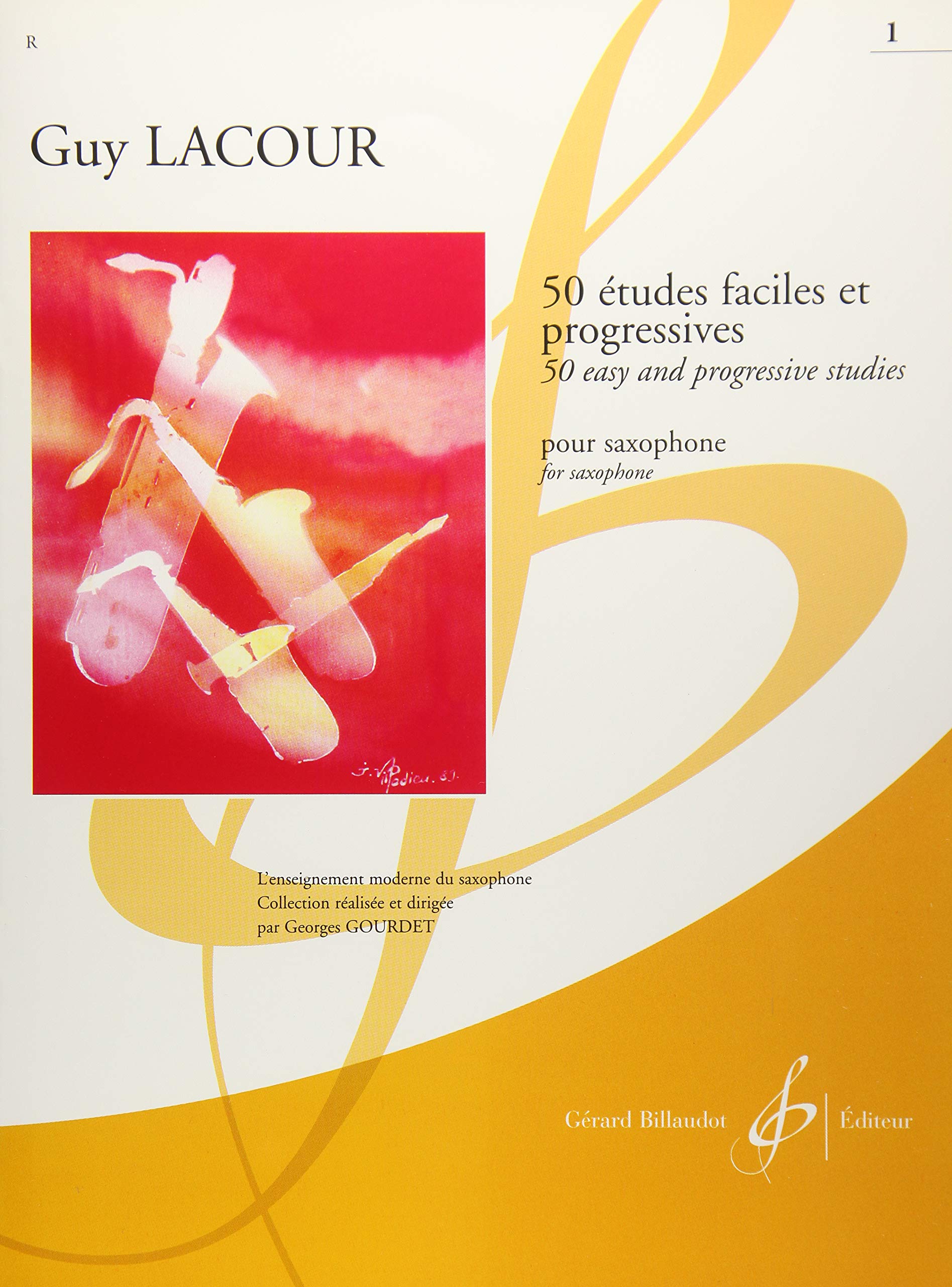 Libro: 50 ETUDES FACILES ET PROGRESSIVES VOLUME 1 - SAXOPHONE