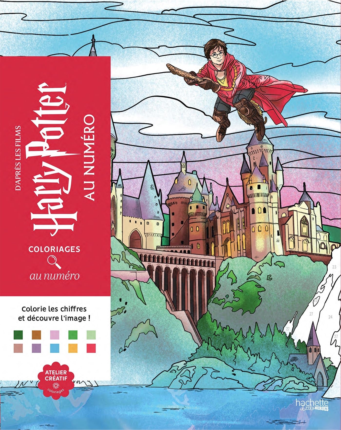Libro: Harry Potter au numéro: Colorie les chiffres et découvre l'image