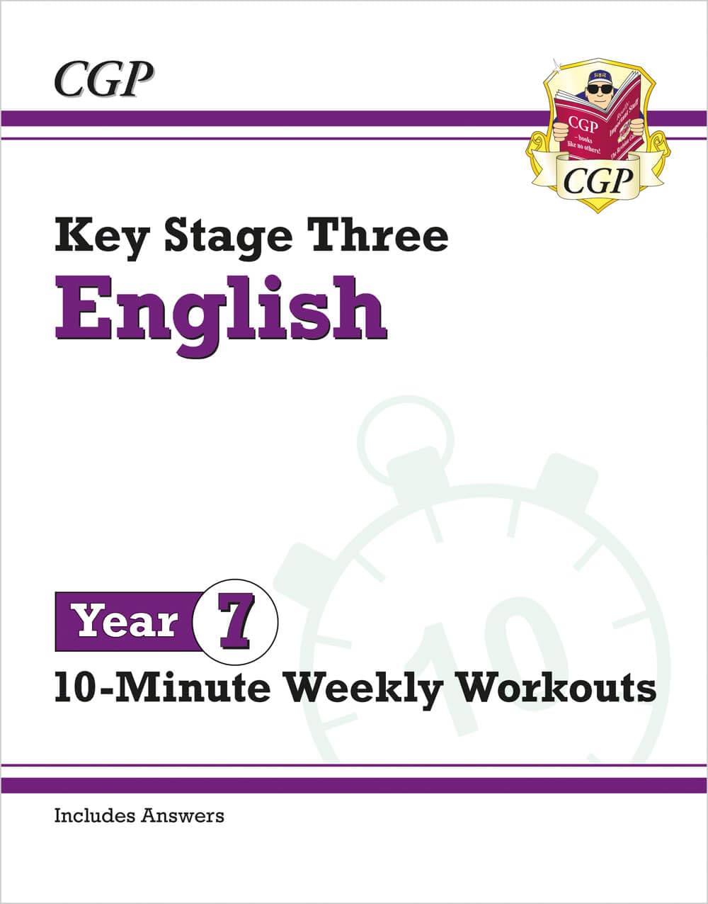 Libro: KS3 Year 7 English 10-Minute Weekly Workouts (CGP KS3 10-Minute Tests)