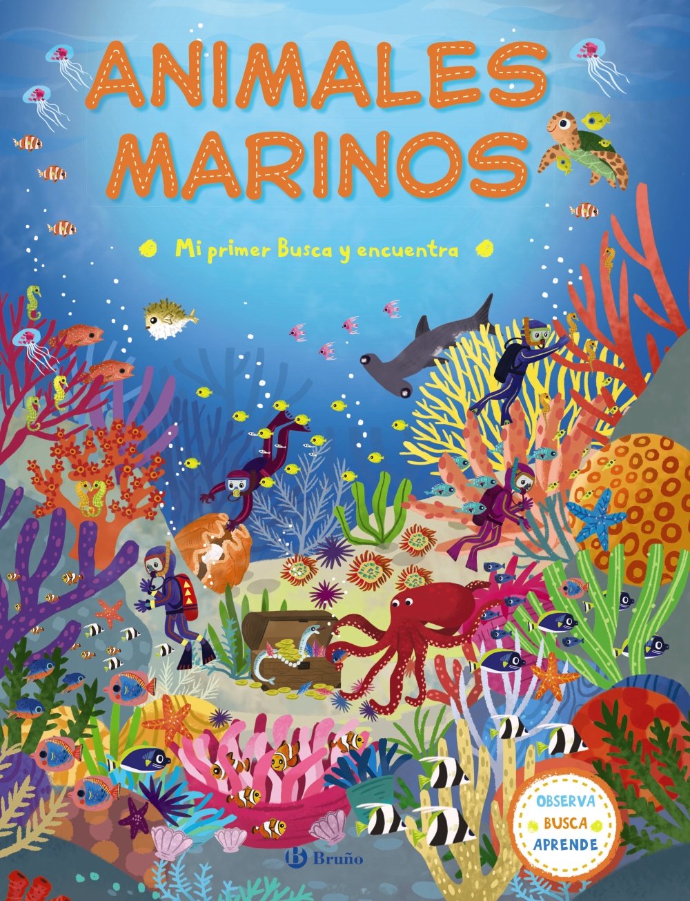 Libro: Mi primer Busca y encuentra. Animales marinos (Castellano - A PARTIR DE 3 AÑOS - LIBROS DIDÁCTICOS - Otros libros)
