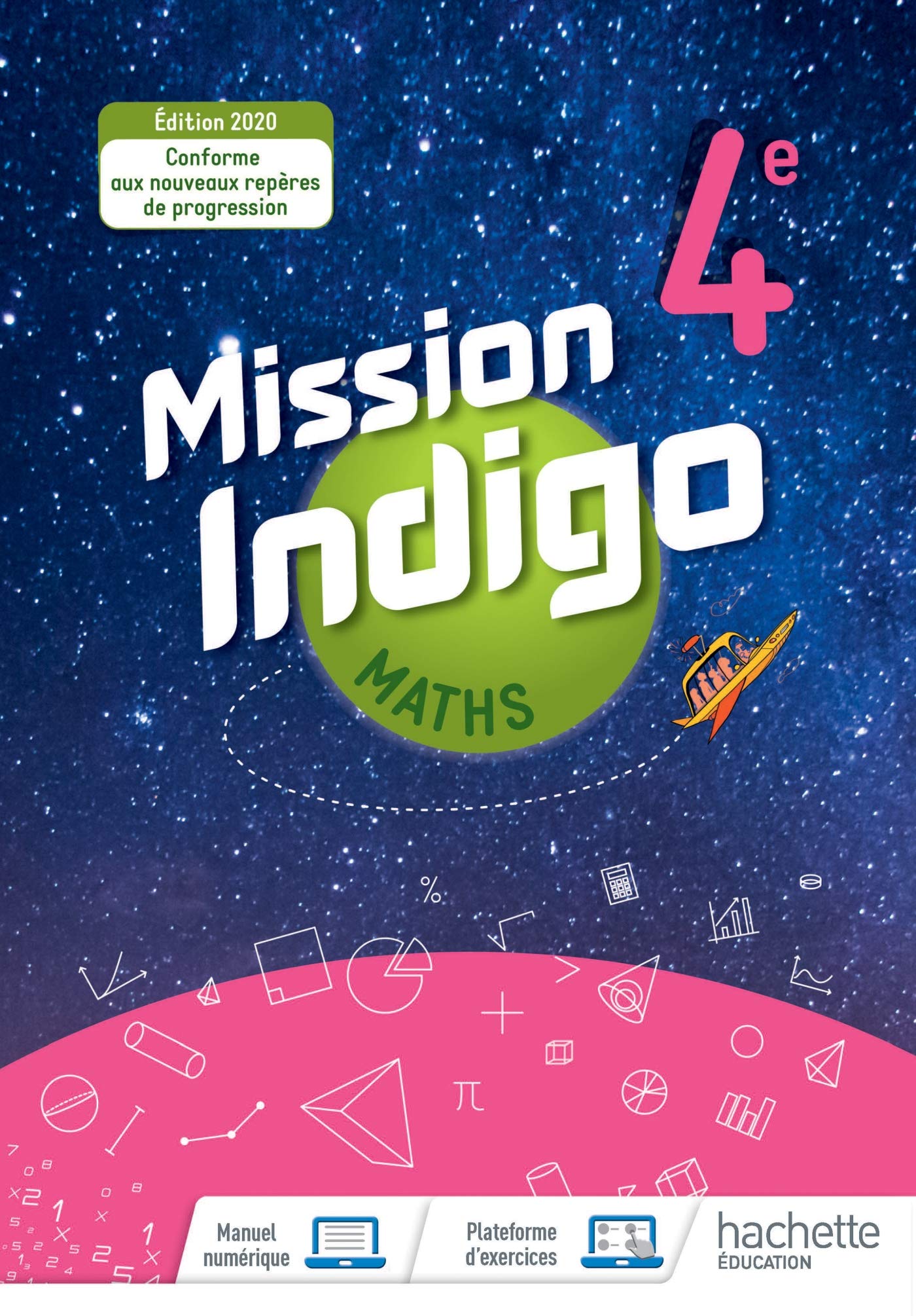 Libro: Mission Indigo mathématiques cycle 4 / 4ème - Livre élève - éd. 2020
