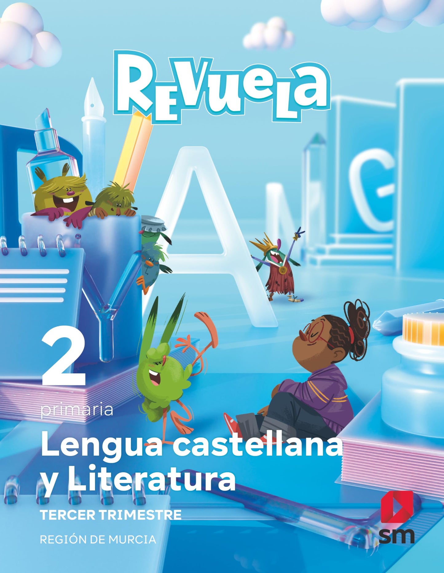 Libro: Lengua Castellana y Literatura. 2 Primaria. Trimestres. Revuela. Región de Murcia