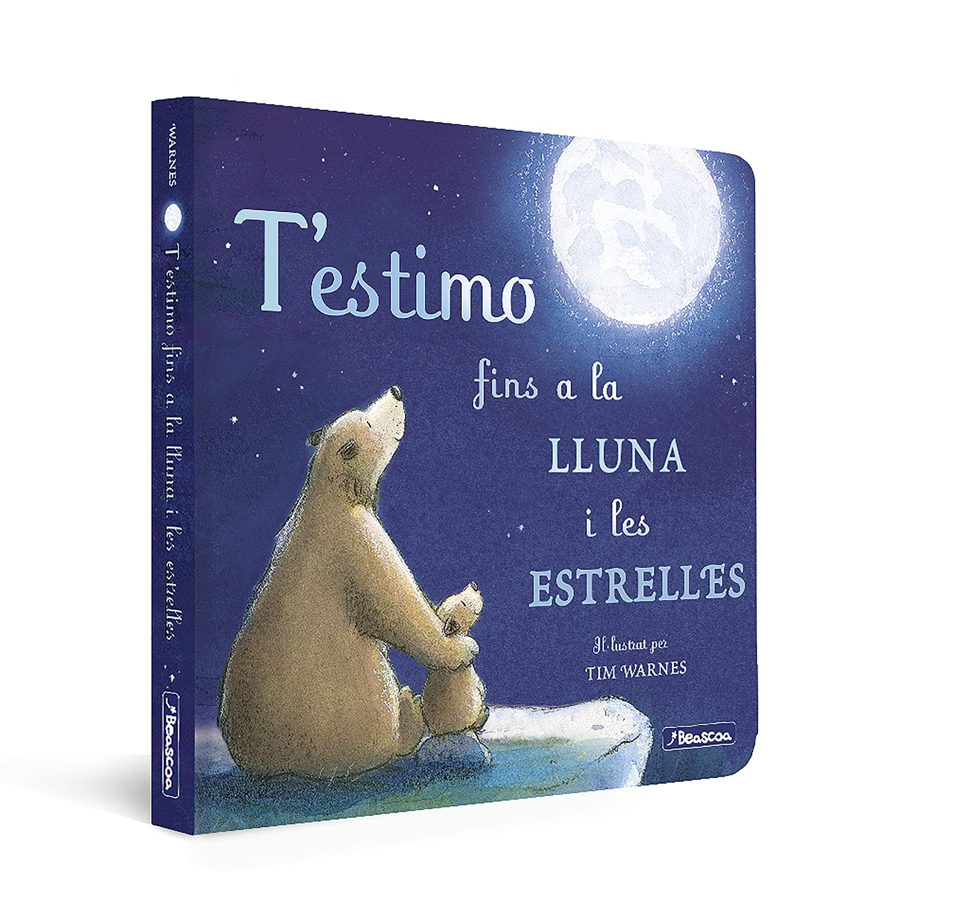 Libro: T'estimo fins a la lluna i les estrelles (Mans petitones)