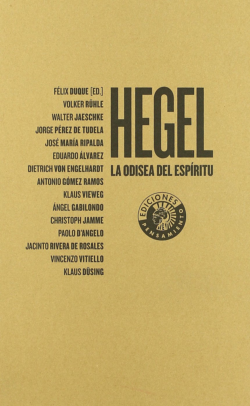 Libro: Hegel. La odisea del espítritu