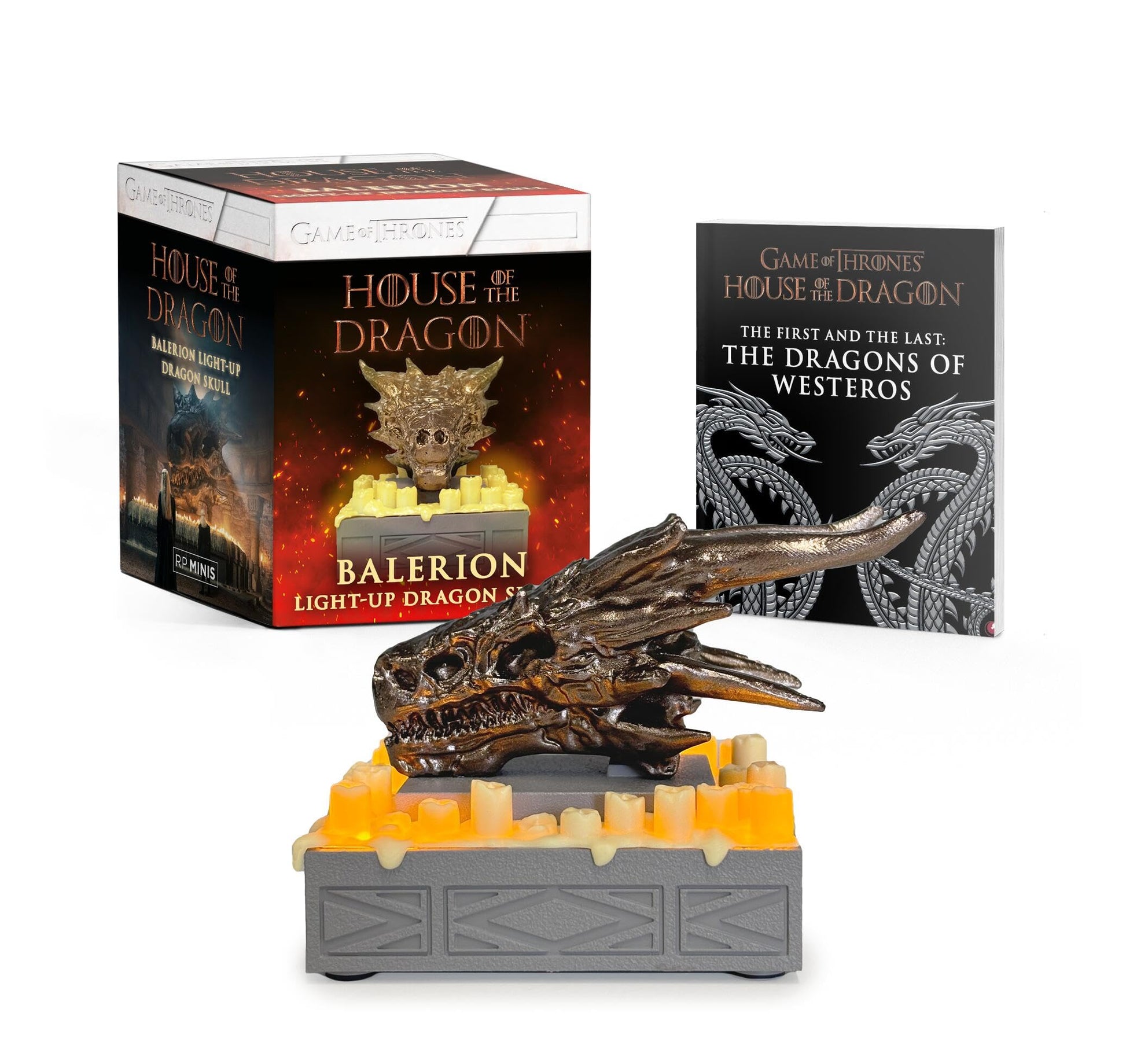 Libro: House of the Dragon: Balerion Light-Up Dragon Skull (RP Minis)