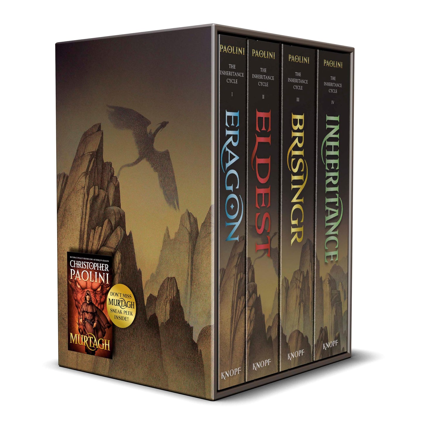 Libro: The Inheritance Cycle 4-Book Trade Paperback Boxed Set: Eragon; Eldest; Brisingr; Inheritance