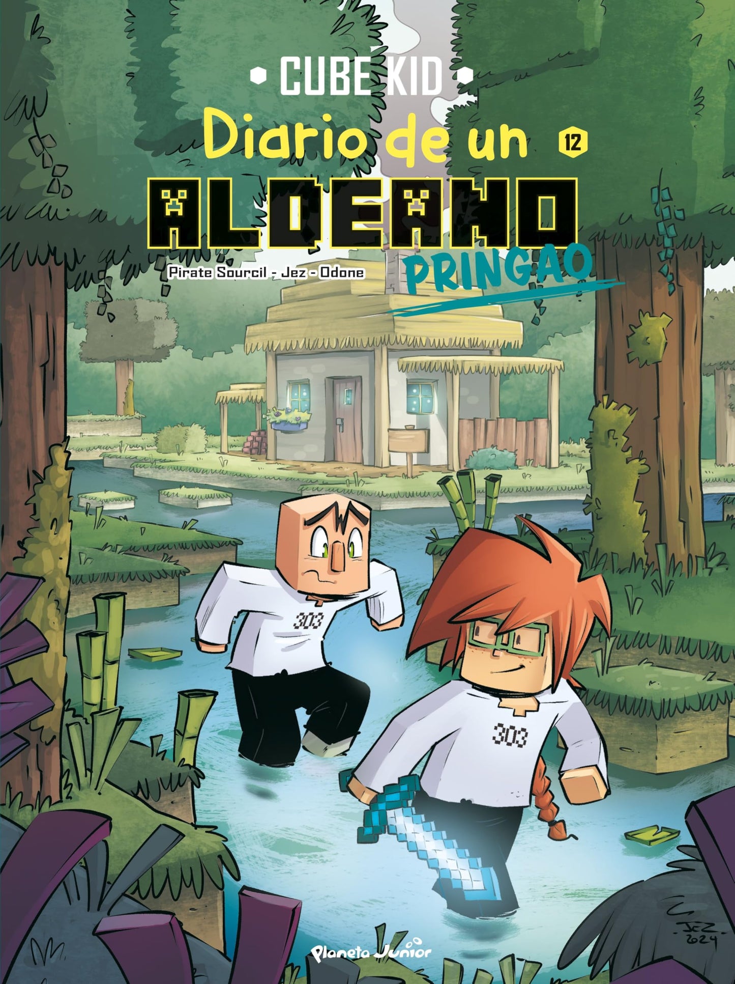 Minecraft. Diario de un aldeano pringao. Cómic 12: A la caza de la bruja