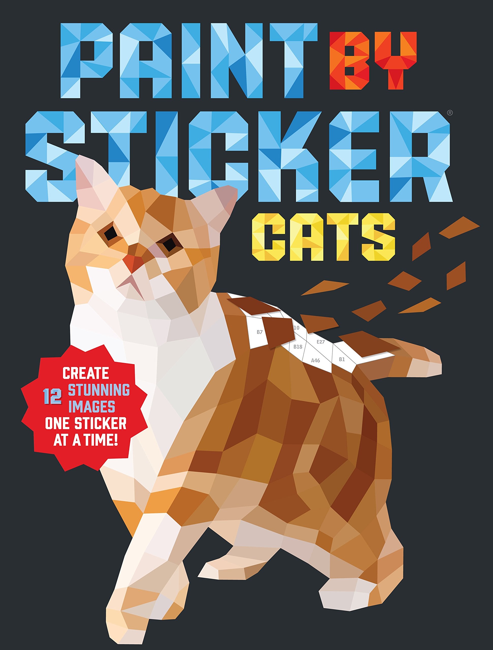 Libro: Paint by Sticker (Official): Cats: Create 12 Stunning Images One Sticker at a Time!